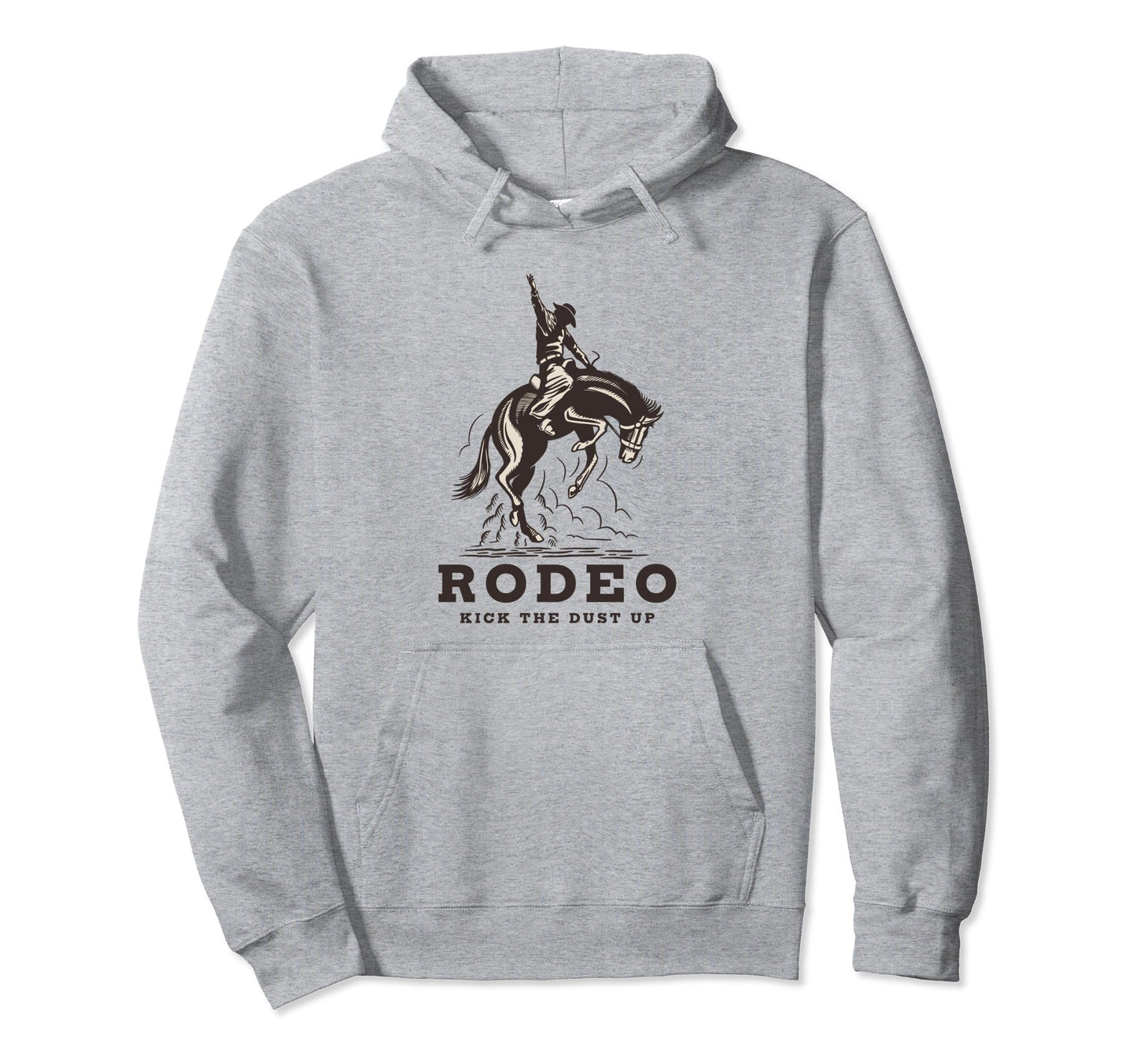 Rodeo Kick Dust Up Cowboy Outfit Hoodie - Custom Art Print for Adults - T-Shirt, Sweatshirt, Hoodie