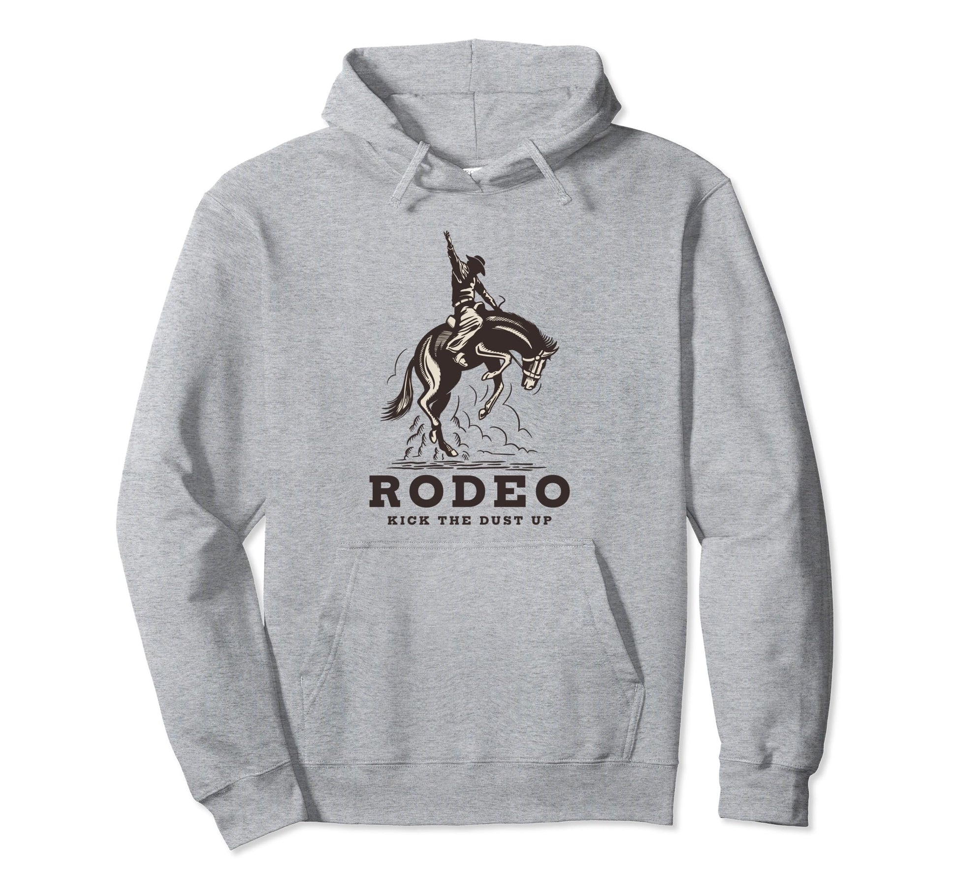 Rodeo Kick Dust Up Cowboy Outfit Hoodie - Custom Art Print for Adults - T-Shirt, Sweatshirt, Hoodie