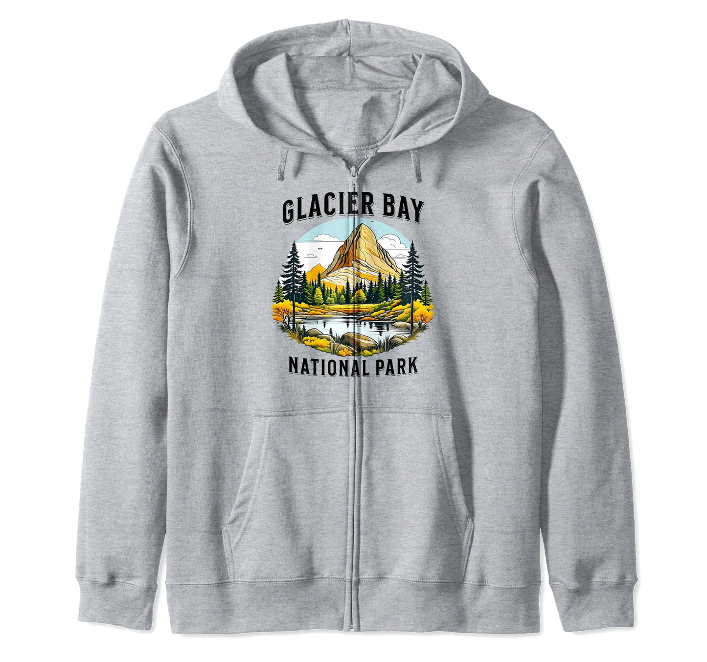 Glacier Bay National Park Alaska Usa Hoodie - Streetwear Style Men Women - T-Shirt, Sweatshirt, Hoodie