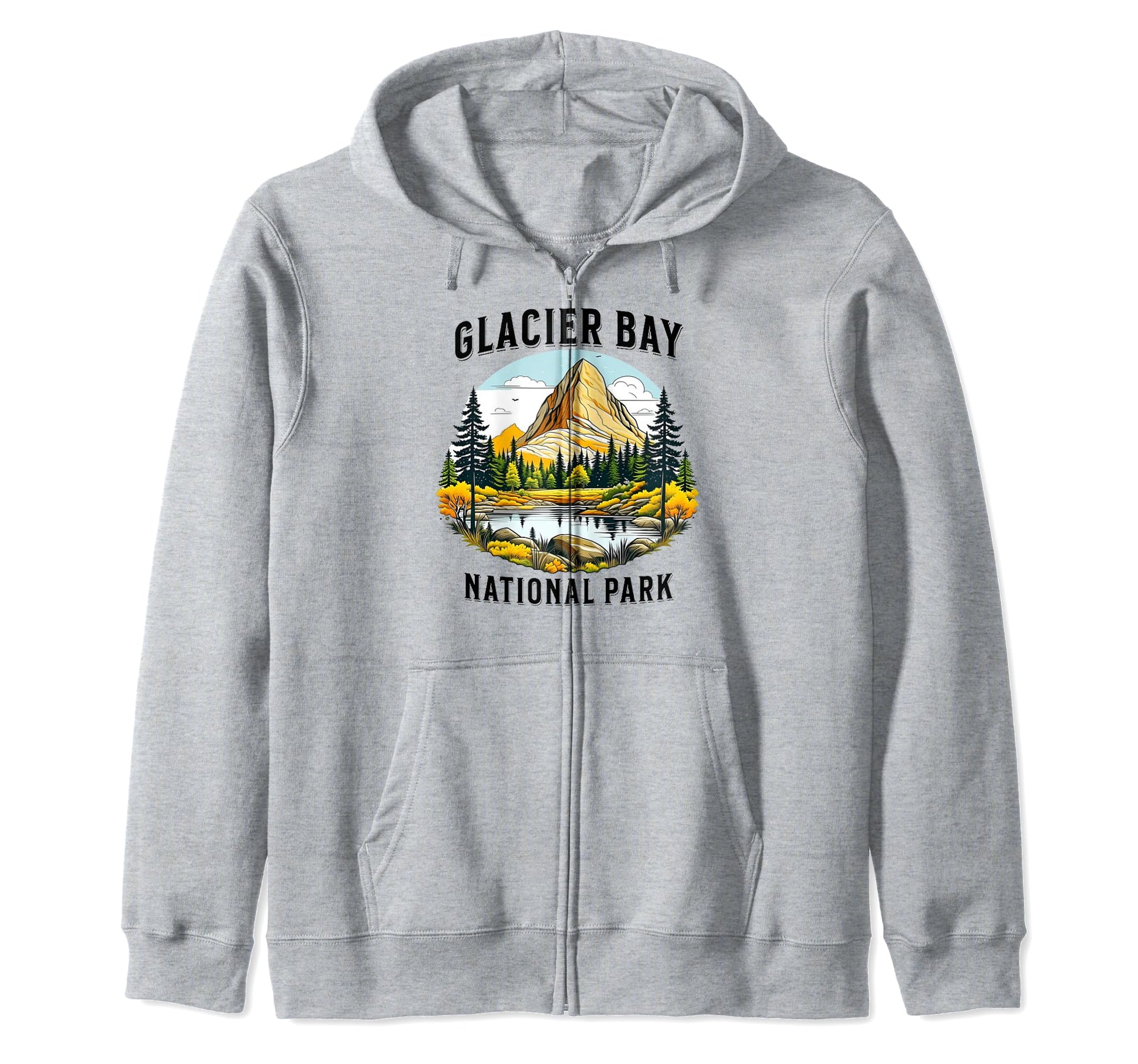 Glacier Bay National Park Alaska Usa Hoodie - Streetwear Style Men Women - T-Shirt, Sweatshirt, Hoodie