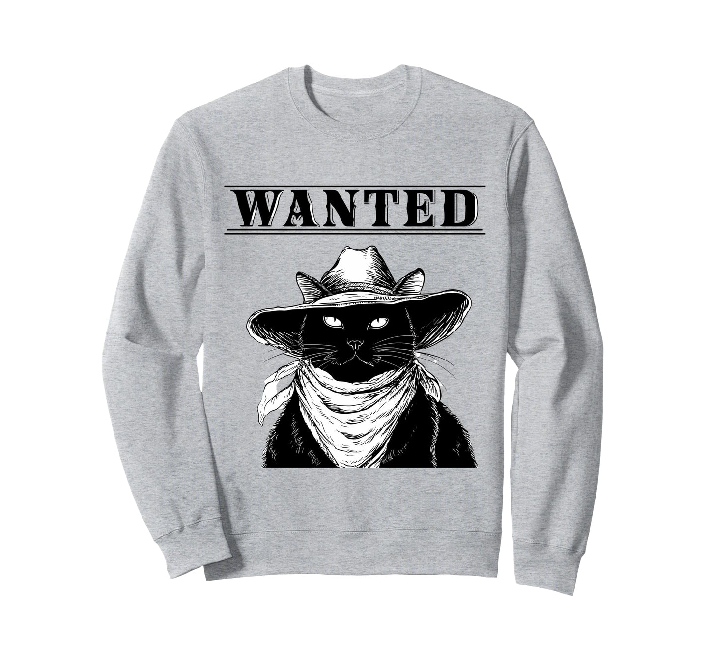 Wanted Western Country Cowgirl Funny Sweatshirt - Unique Graphic Men Women - T-Shirt, Sweatshirt, Hoodie