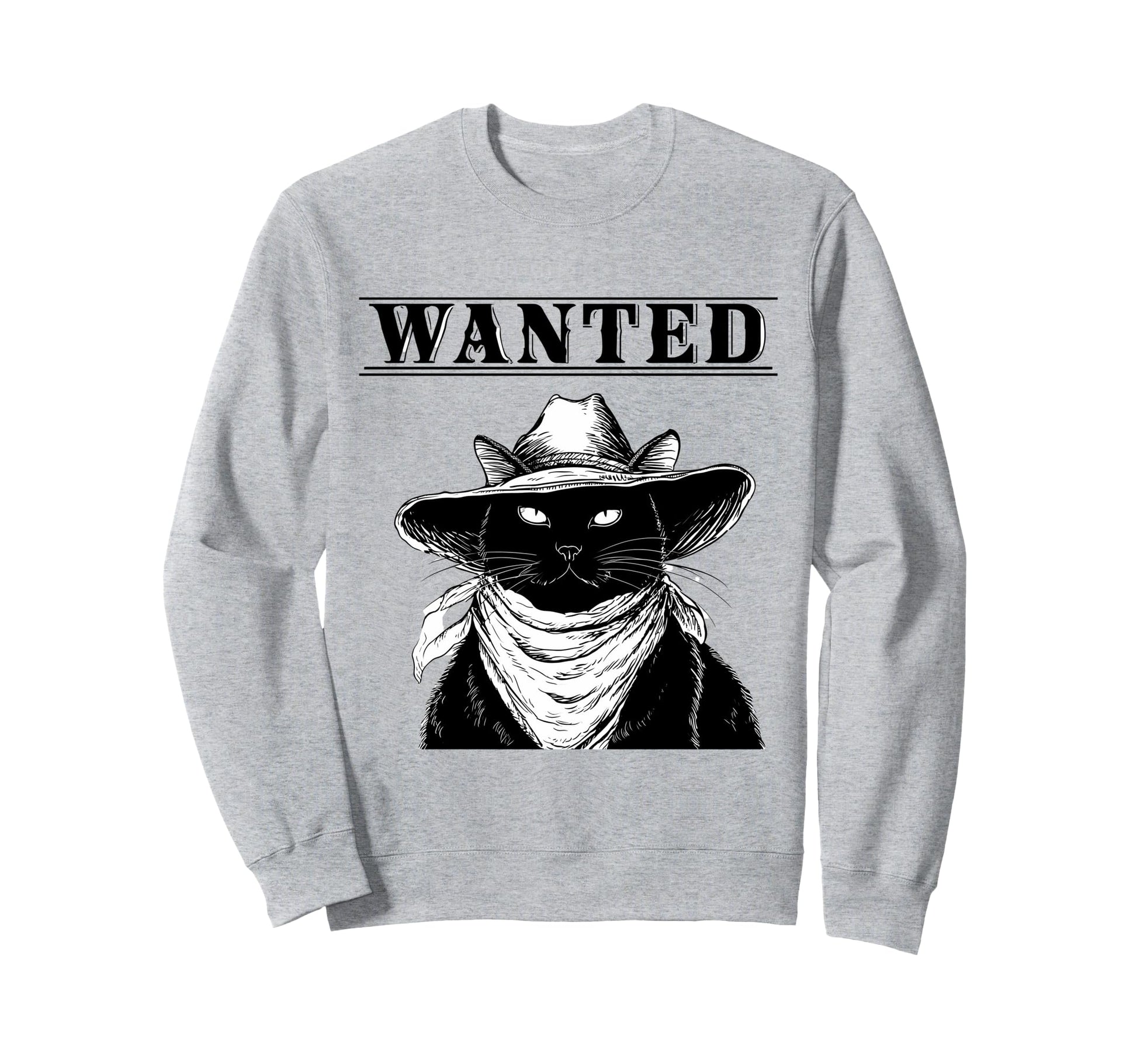 Wanted Western Country Cowgirl Funny Sweatshirt - Unique Graphic Men Women - T-Shirt, Sweatshirt, Hoodie