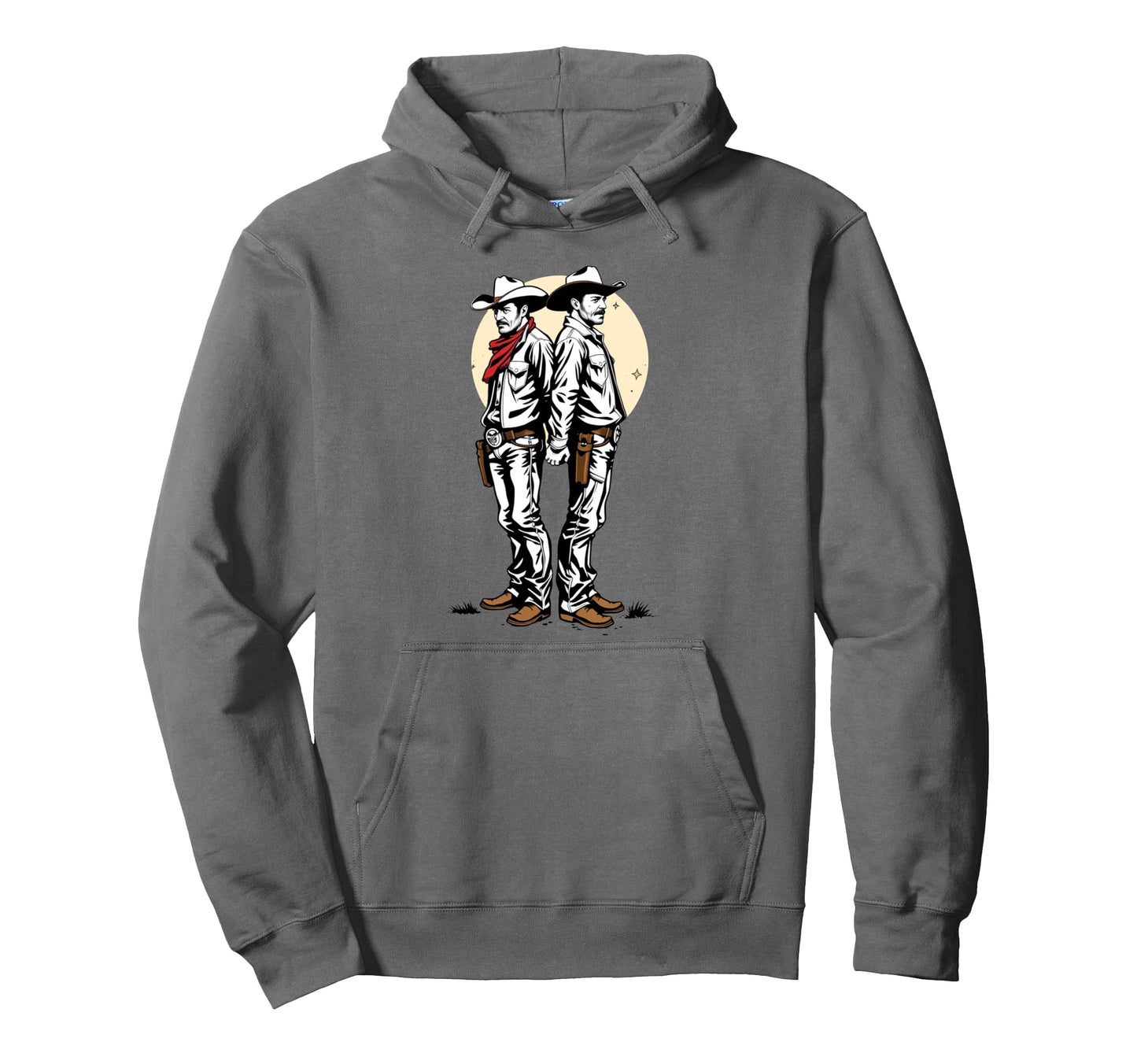 Gay Cowboys Love Lgbtq Pride Hoodie - Casual Everyday Wear for Adults - T-Shirt, Sweatshirt, Hoodie
