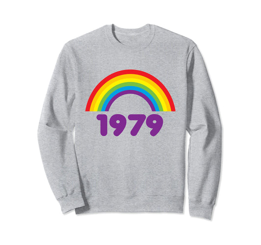 1979 Rainbow 70S Sweatshirt - Fun Novelty Design Unisex - T-Shirt, Sweatshirt, Hoodie