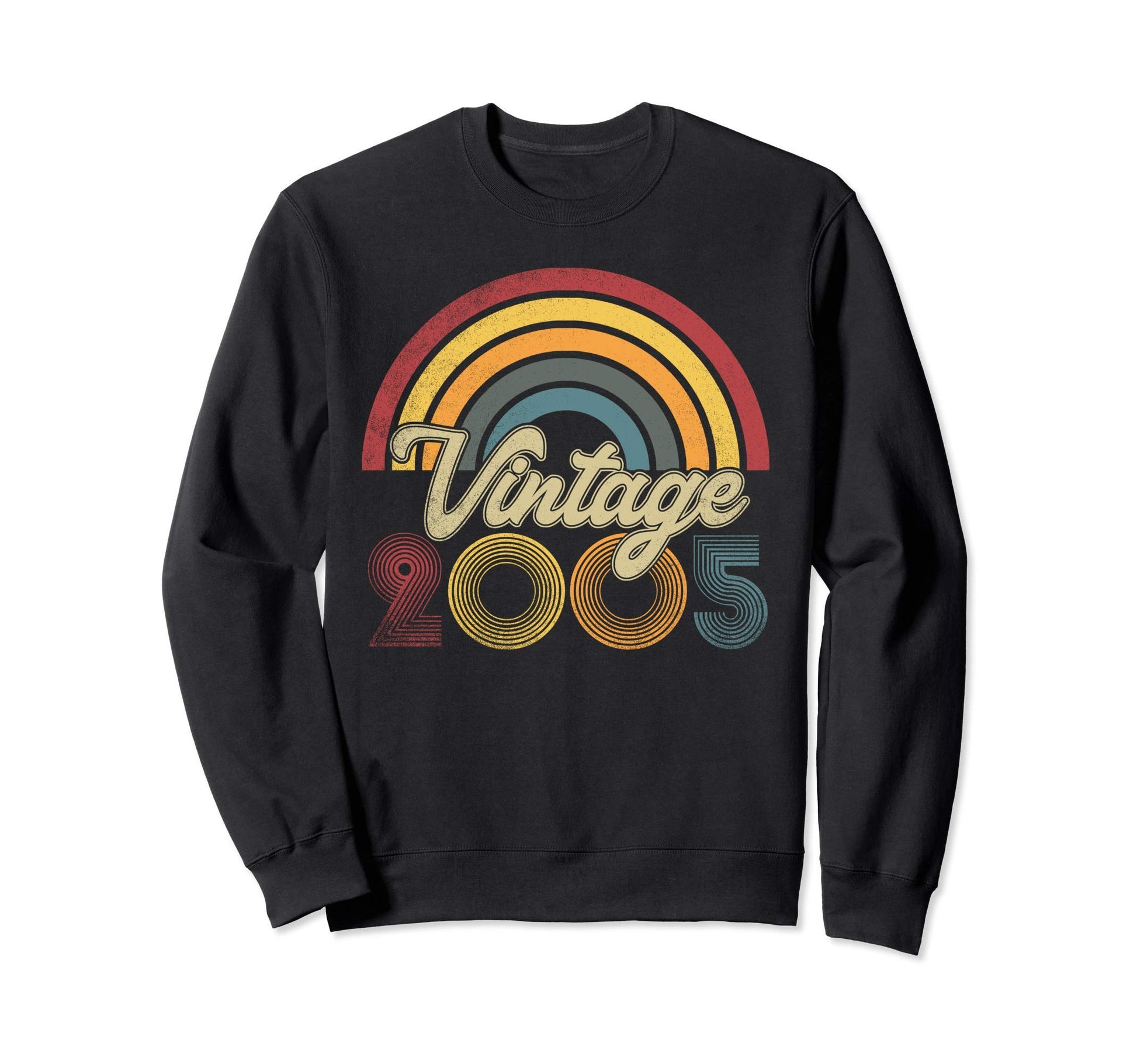 2005 16Th Birthday Gift Rainbow Sweatshirt - Aesthetic Graphic Men Women - T-Shirt, Sweatshirt, Hoodie