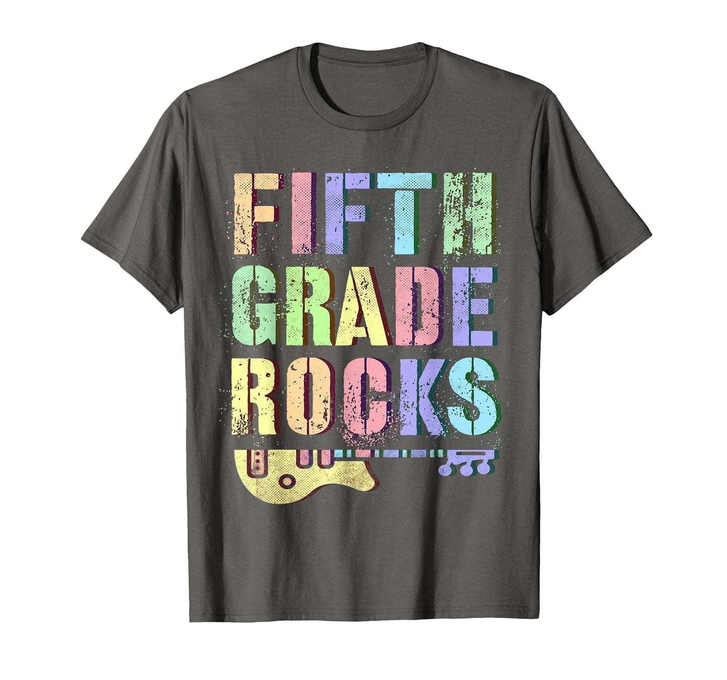 5Th Grade Rocks Teacher Rockstar Squad T-Shirt - Unique Graphic Men Women - T-Shirt, Sweatshirt, Hoodie