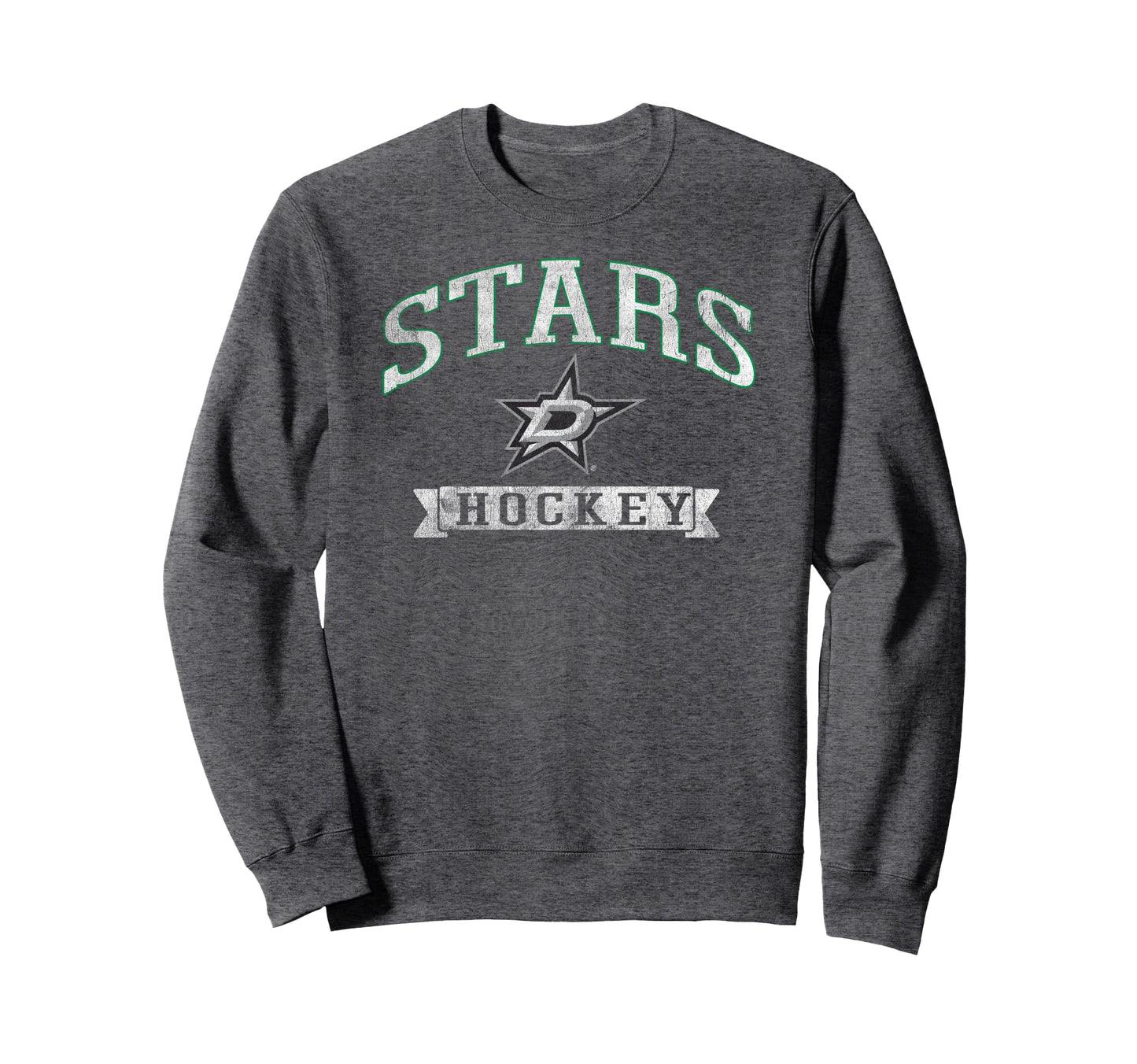 Dallas Stars Hockey Dark Heather Sweatshirt - Unique Graphic Men Women - T-Shirt, Sweatshirt, Hoodie