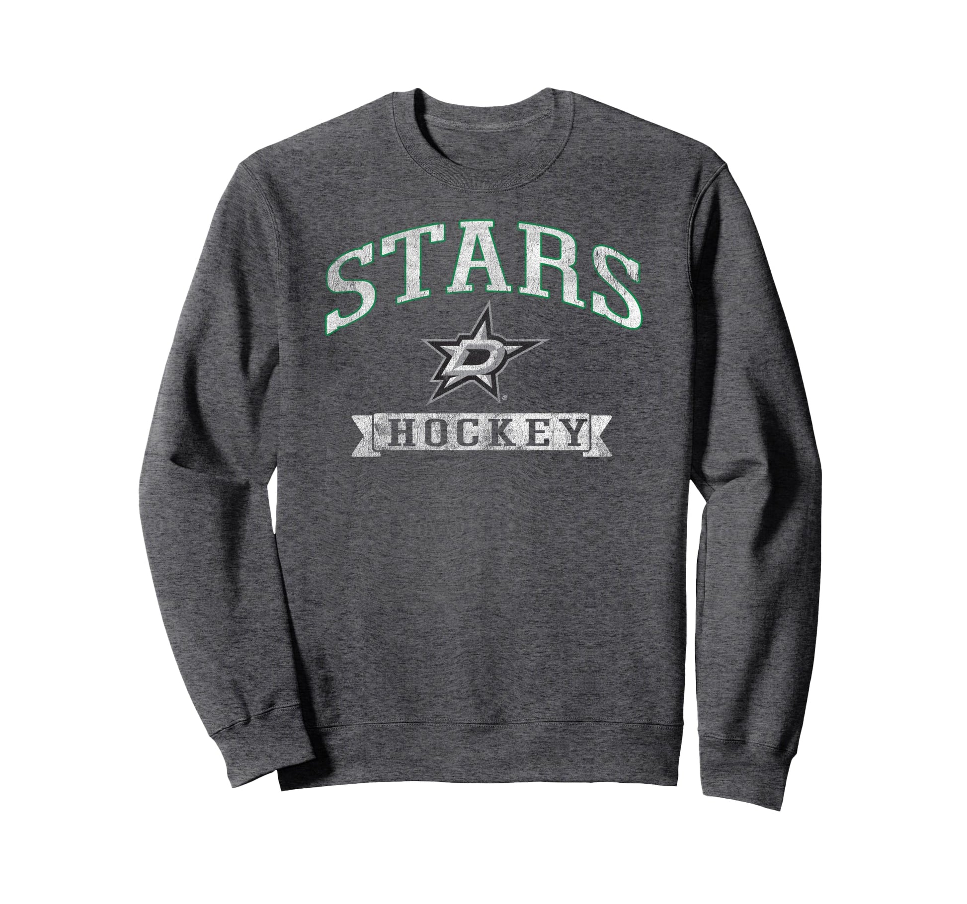 Dallas Stars Hockey Dark Heather Sweatshirt - Unique Graphic Men Women - T-Shirt, Sweatshirt, Hoodie
