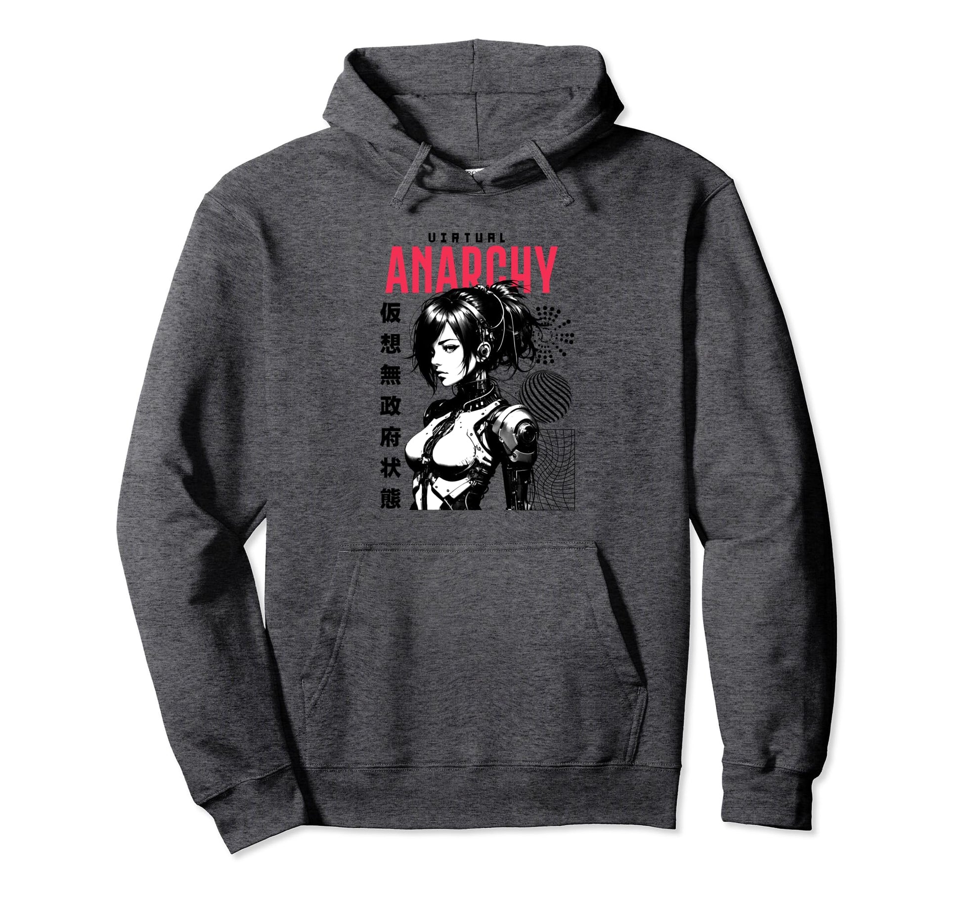 Japanese Anime Urban Cyber Vaporwave Hoodie - Unique Graphic for Adults - T-Shirt, Sweatshirt, Hoodie