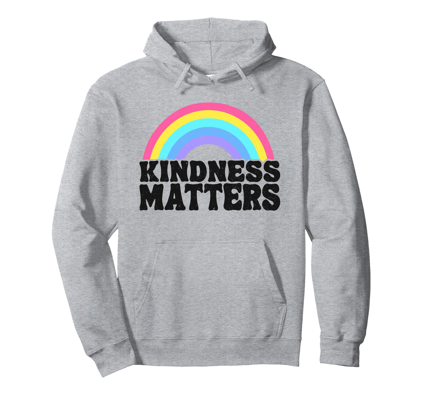 Positive Anti Bullying Rainbow Sped Hoodie - Aesthetic Graphic for Adults - T-Shirt, Sweatshirt, Hoodie