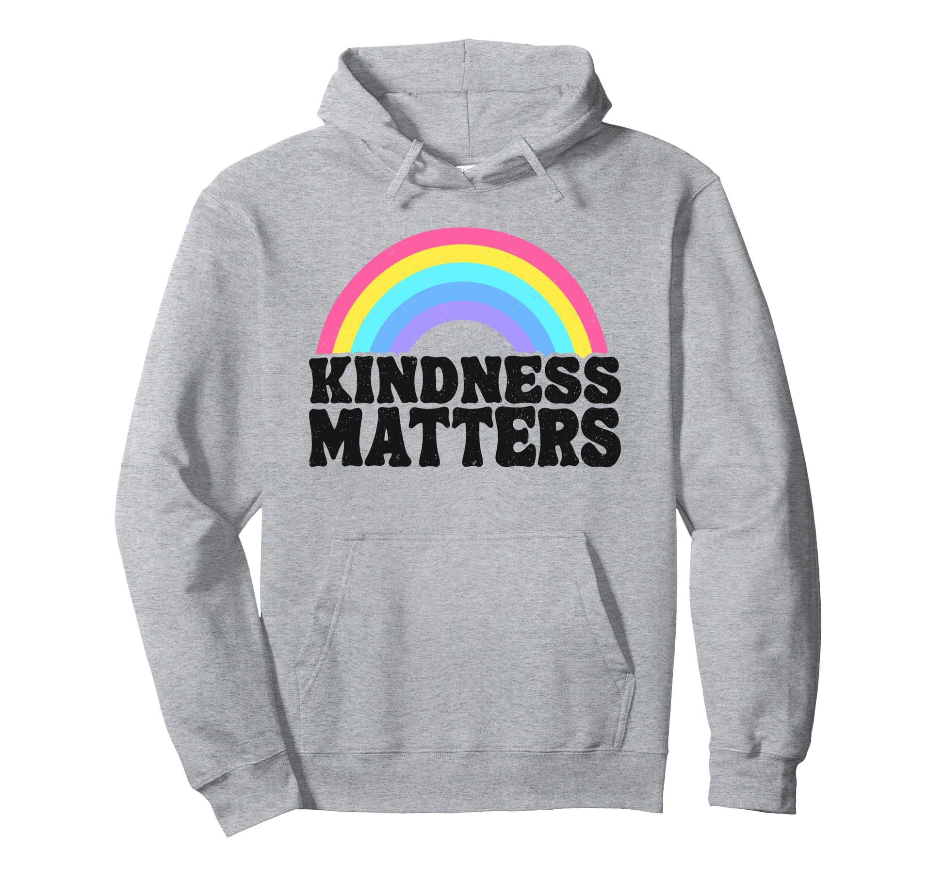 Positive Anti Bullying Rainbow Sped Hoodie - Aesthetic Graphic for Adults - T-Shirt, Sweatshirt, Hoodie