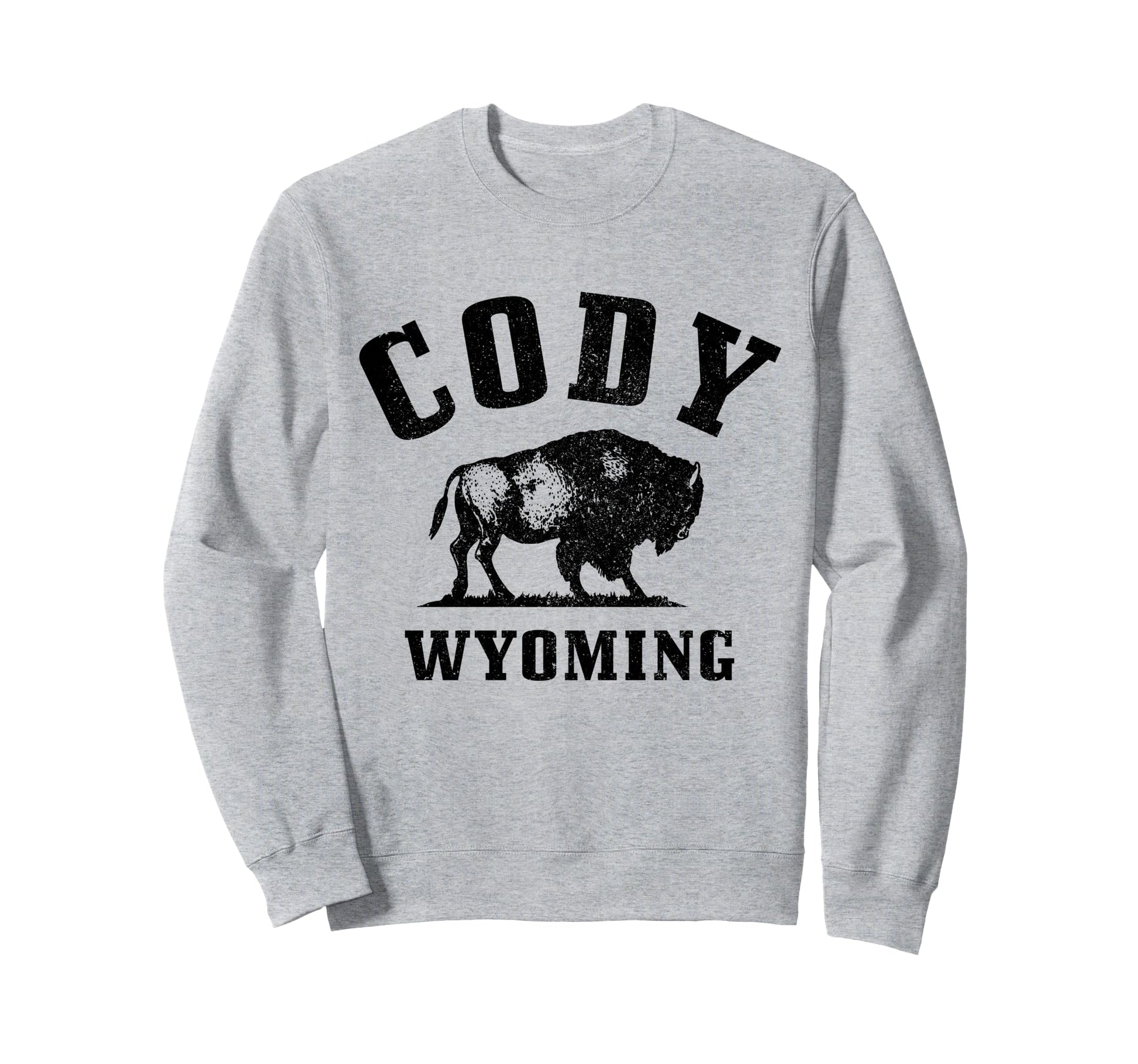 Cody Wyoming Cowboy State Bison Sweatshirt - Aesthetic Graphic Unisex - T-Shirt, Sweatshirt, Hoodie
