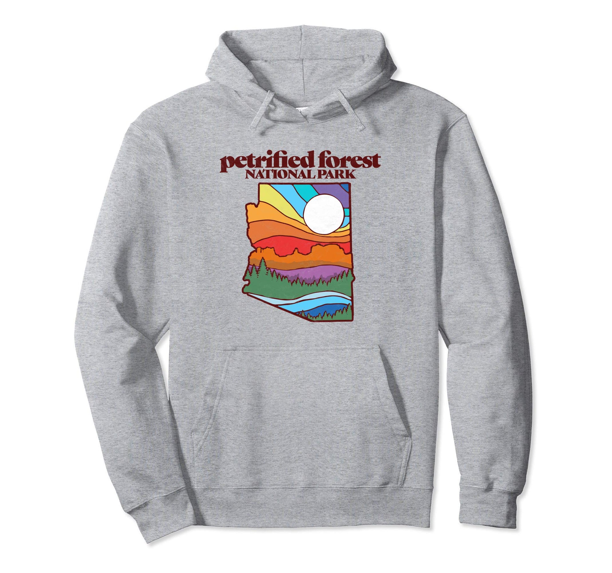 Petrified Forest National Park Arizona Hoodie - Novelty Apparel Men Women - T-Shirt, Sweatshirt, Hoodie