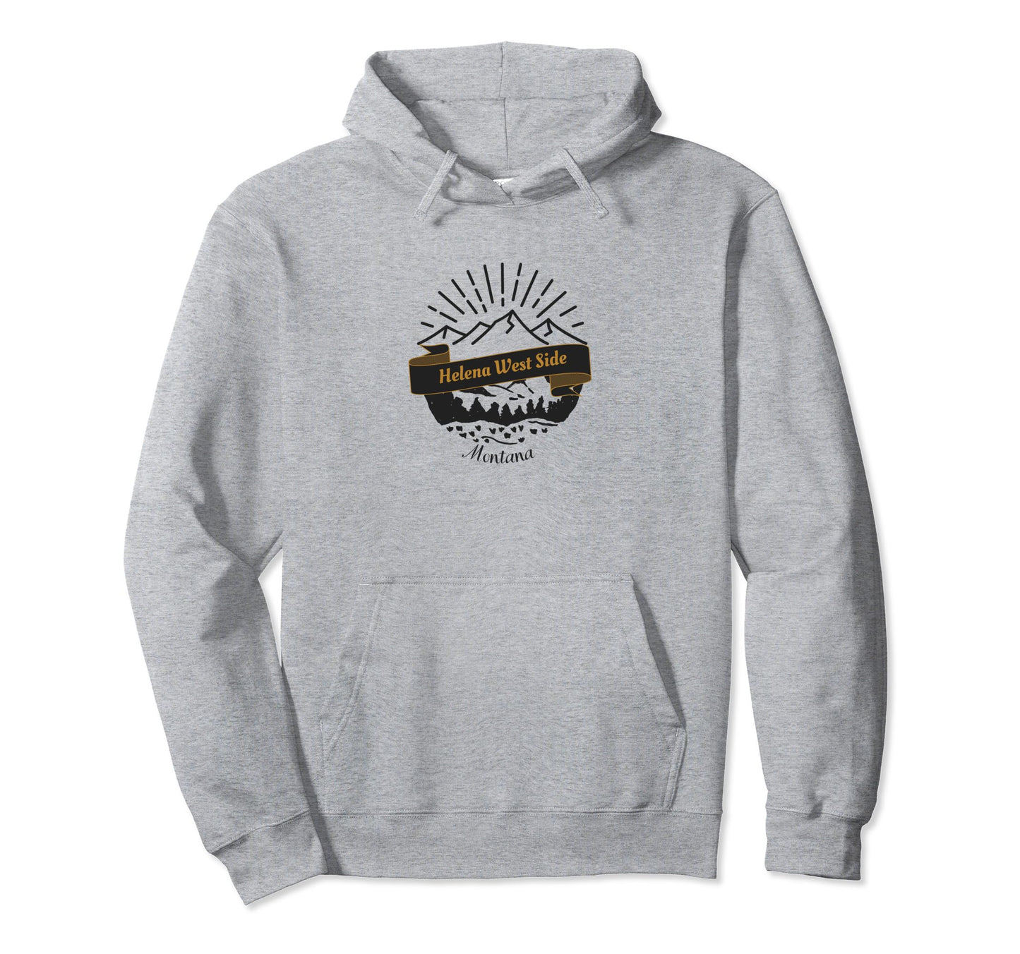 Helena West Side Vacation Souvenir Hoodie - Graphic Print for Adults - T-Shirt, Sweatshirt, Hoodie