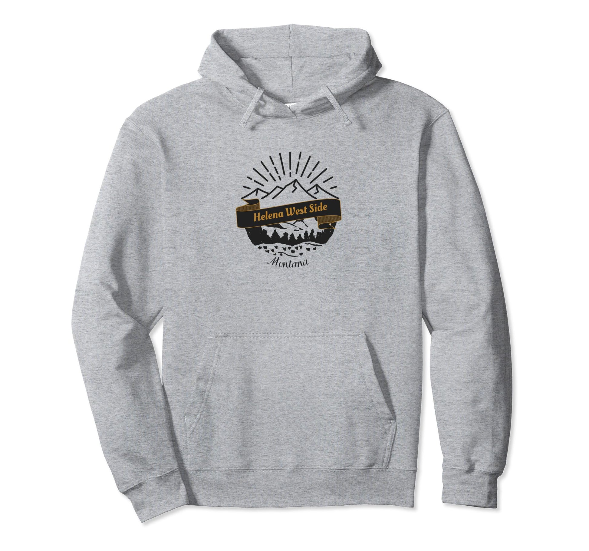 Helena West Side Vacation Souvenir Hoodie - Graphic Print for Adults - T-Shirt, Sweatshirt, Hoodie