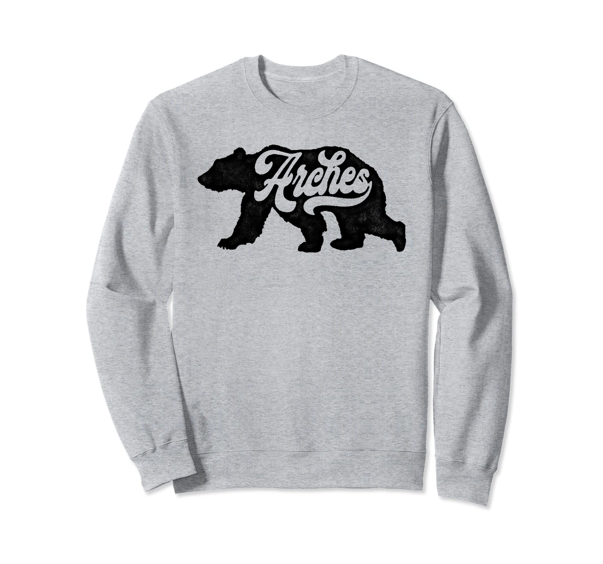 Arches National Park Bear 80S Sweatshirt - Fun Novelty Design for Adults - T-Shirt, Sweatshirt, Hoodie