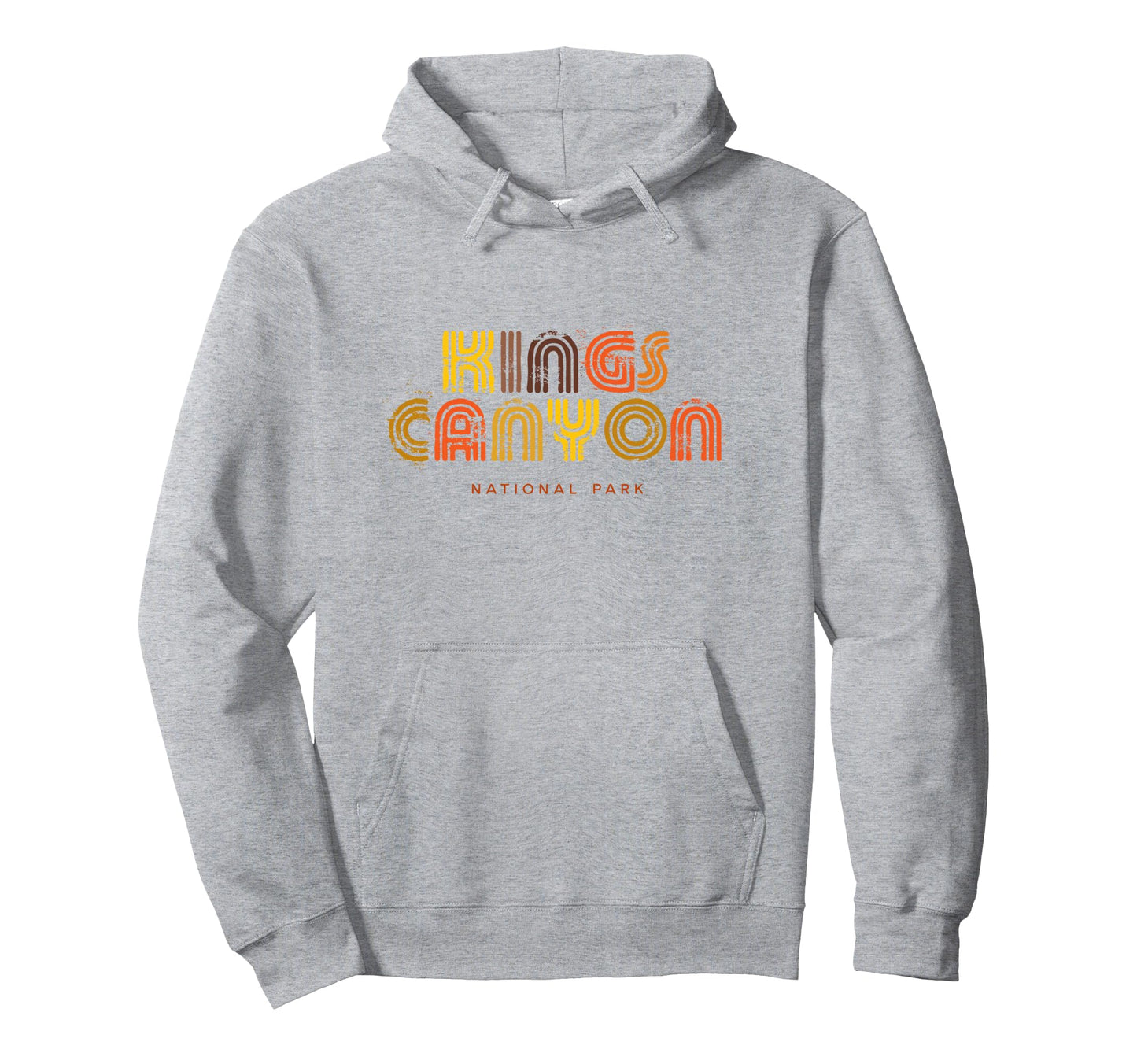 Kings Canyon National Park 70S 80S Type Hoodie - Graphic Print Unisex - T-Shirt, Sweatshirt, Hoodie