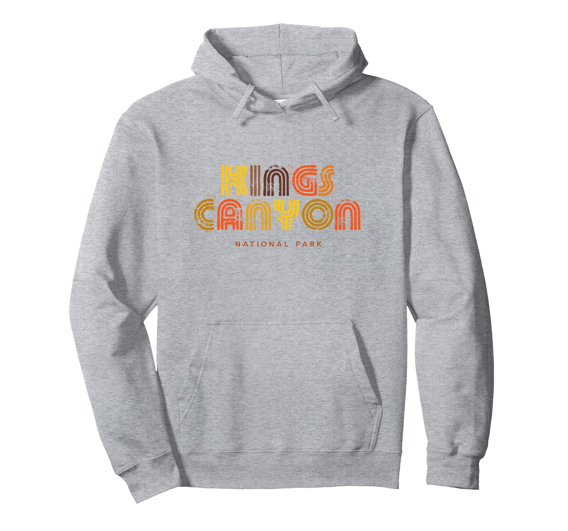 Kings Canyon National Park 70S 80S Type Hoodie - Graphic Print Unisex - T-Shirt, Sweatshirt, Hoodie