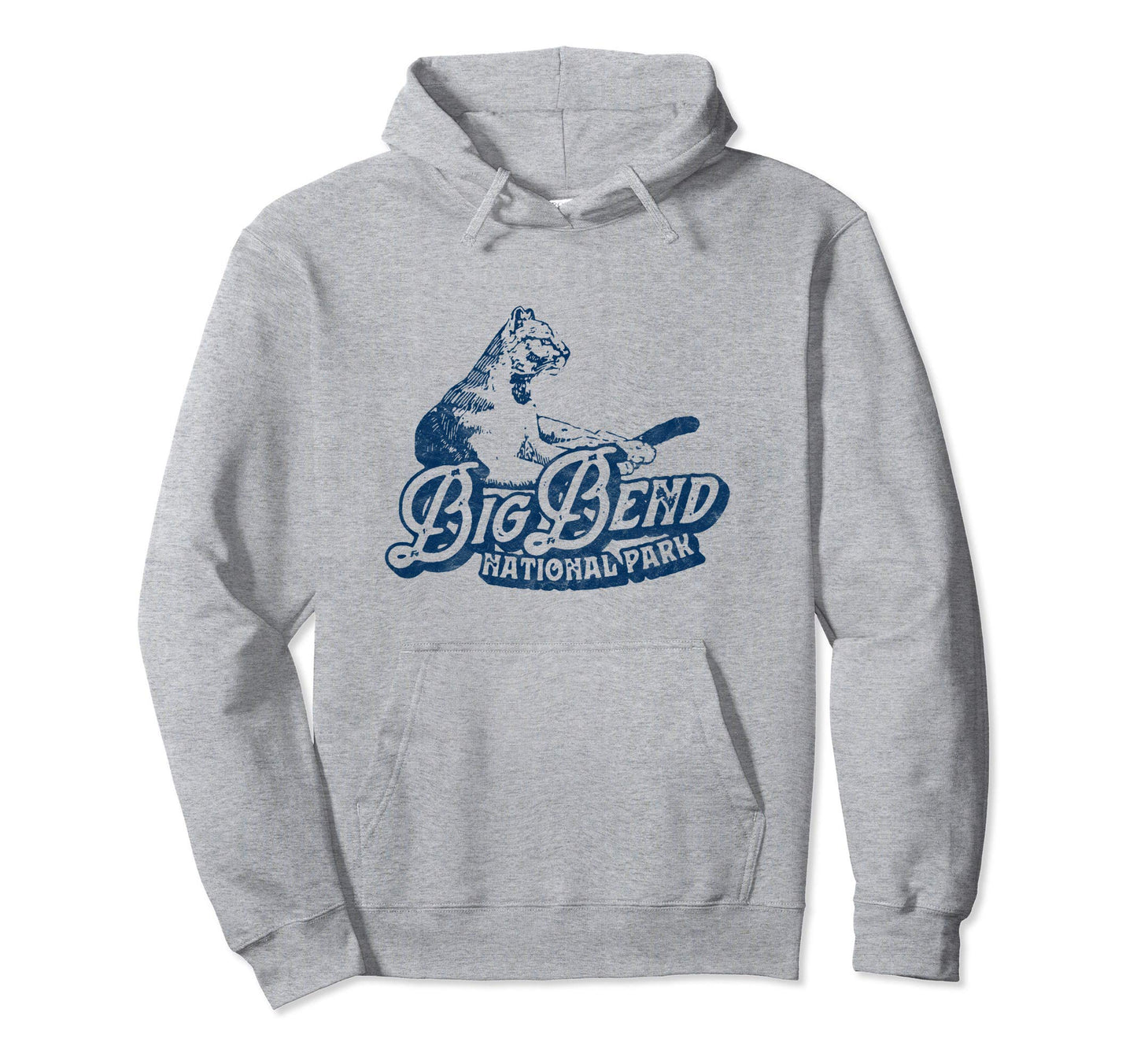 Big Bend National Park Texas Mountain Lion Hoodie - Graphic Print Unisex - T-Shirt, Sweatshirt, Hoodie