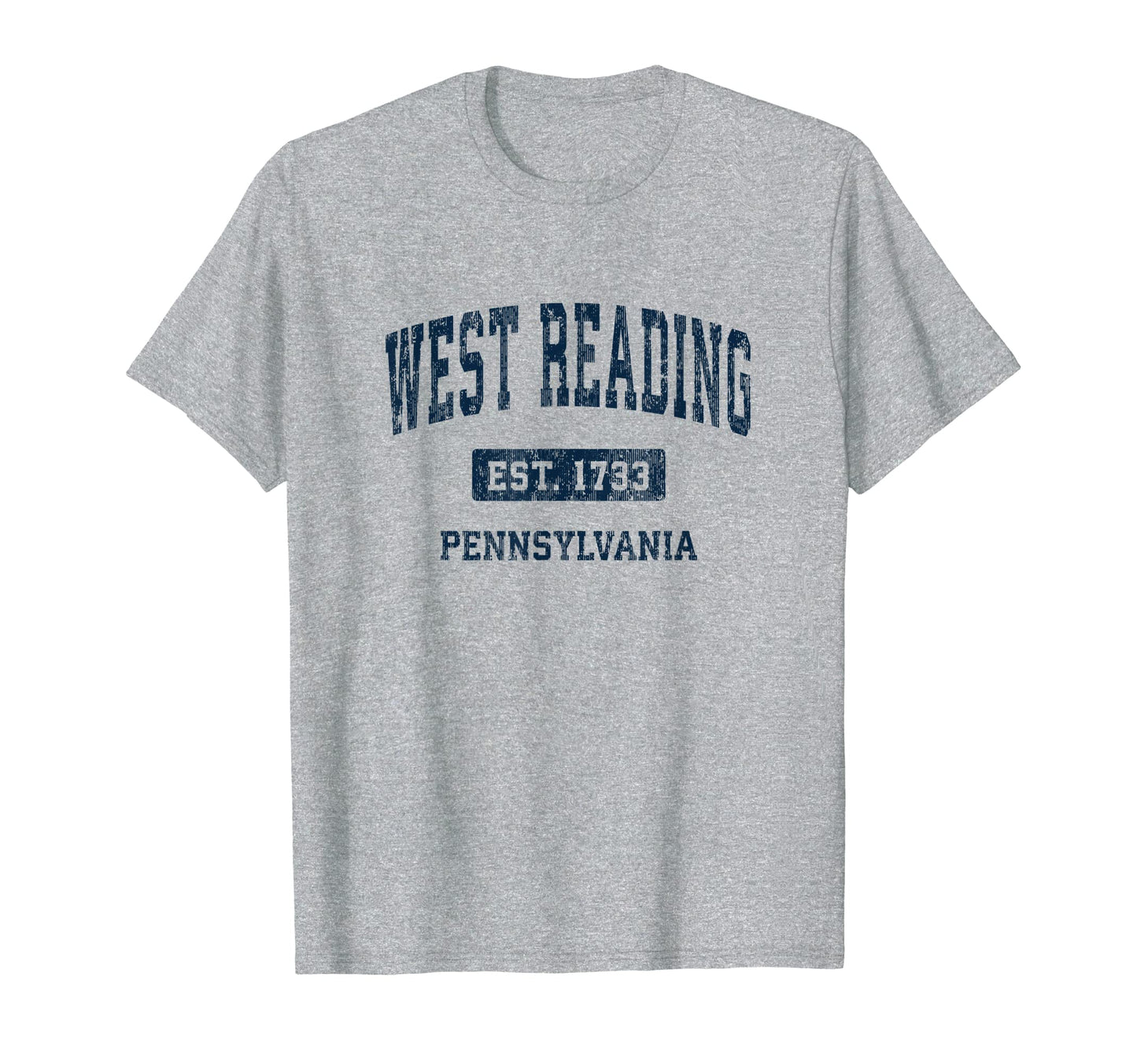 West Reading Pennsylvania Pa Athletic T-Shirt - Novelty Apparel for Adults - T-Shirt, Sweatshirt, Hoodie
