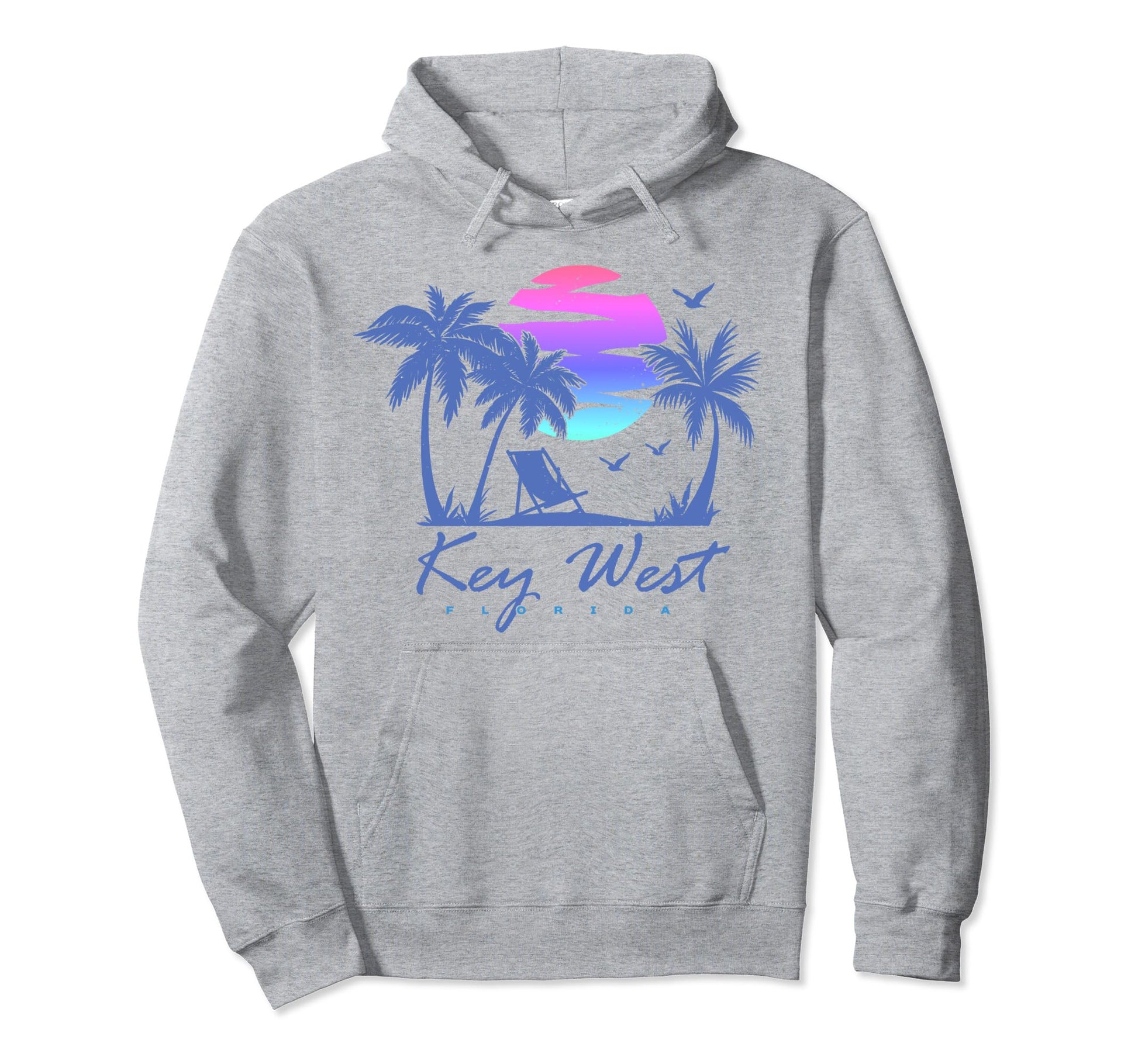 Key West Florida Spring Break Vacation Sunset Hoodie - Graphic Print Unisex - T-Shirt, Sweatshirt, Hoodie