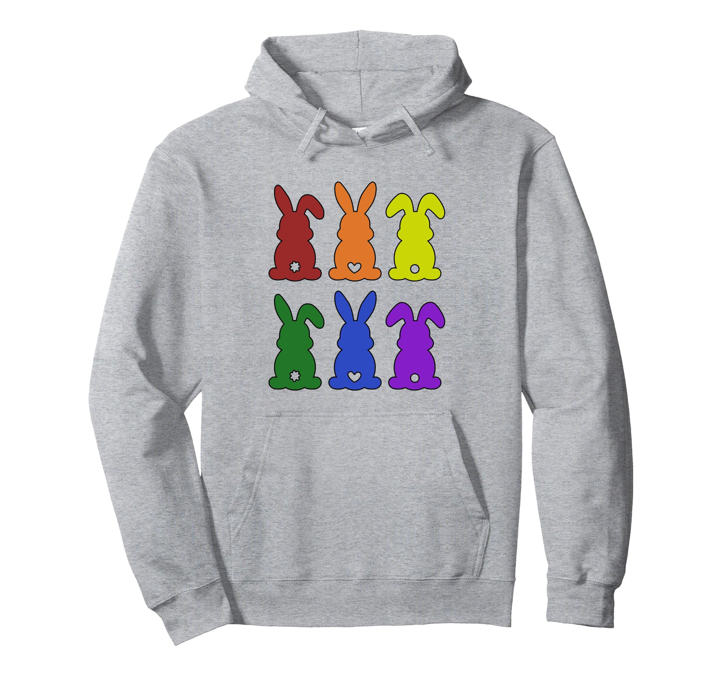 Gay Pride Easter Bunny Lgbtq Lgbt Hoodie - Fun Novelty Design for Adults - T-Shirt, Sweatshirt, Hoodie