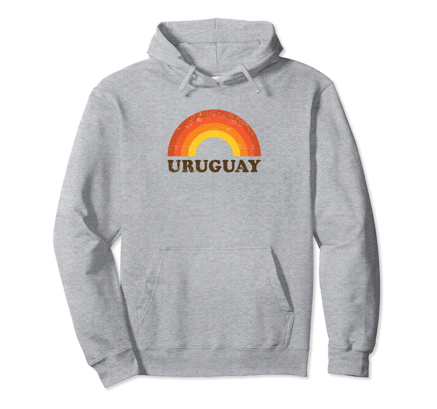 Uruguay Rainbow Souvenir 60S 70S Hoodie - Novelty Apparel for Adults - T-Shirt, Sweatshirt, Hoodie