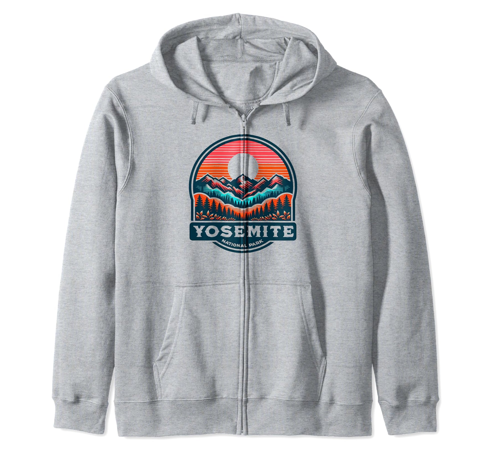 Yosemite National Park California Sweatshirt - Minimalist Print Men Women - T-Shirt, Sweatshirt, Hoodie