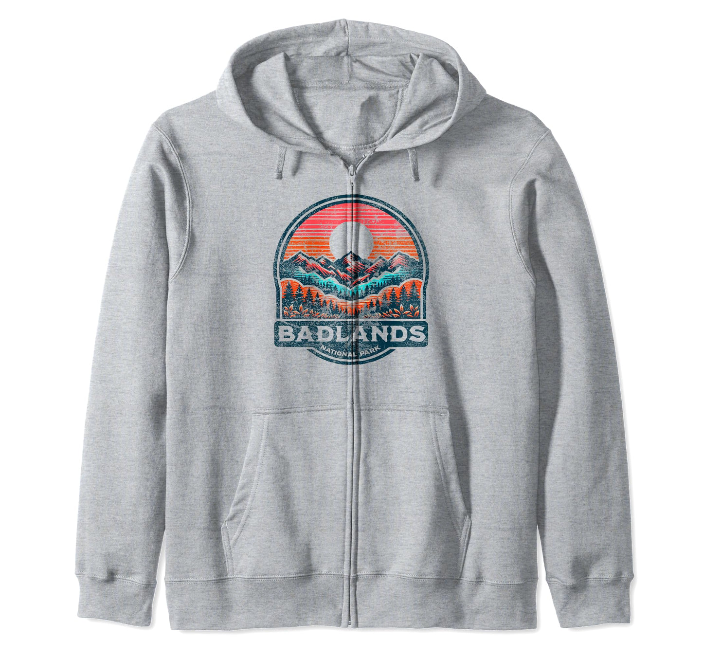 Badlands National Park South Sweatshirt - Minimalist Print Men Women - T-Shirt, Sweatshirt, Hoodie