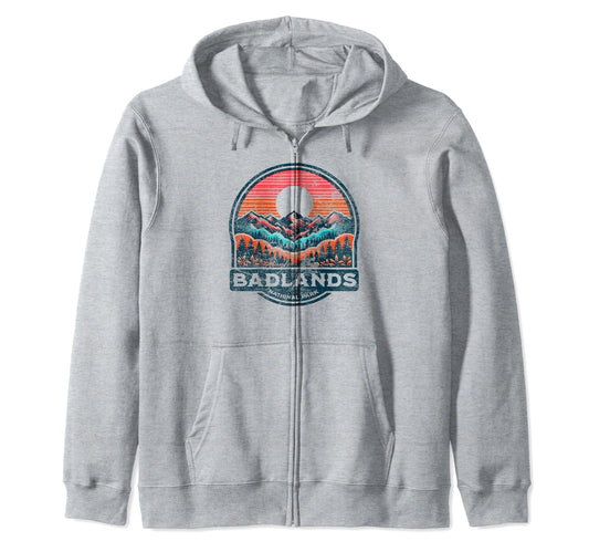 Badlands National Park South Sweatshirt - Minimalist Print Men Women - T-Shirt, Sweatshirt, Hoodie