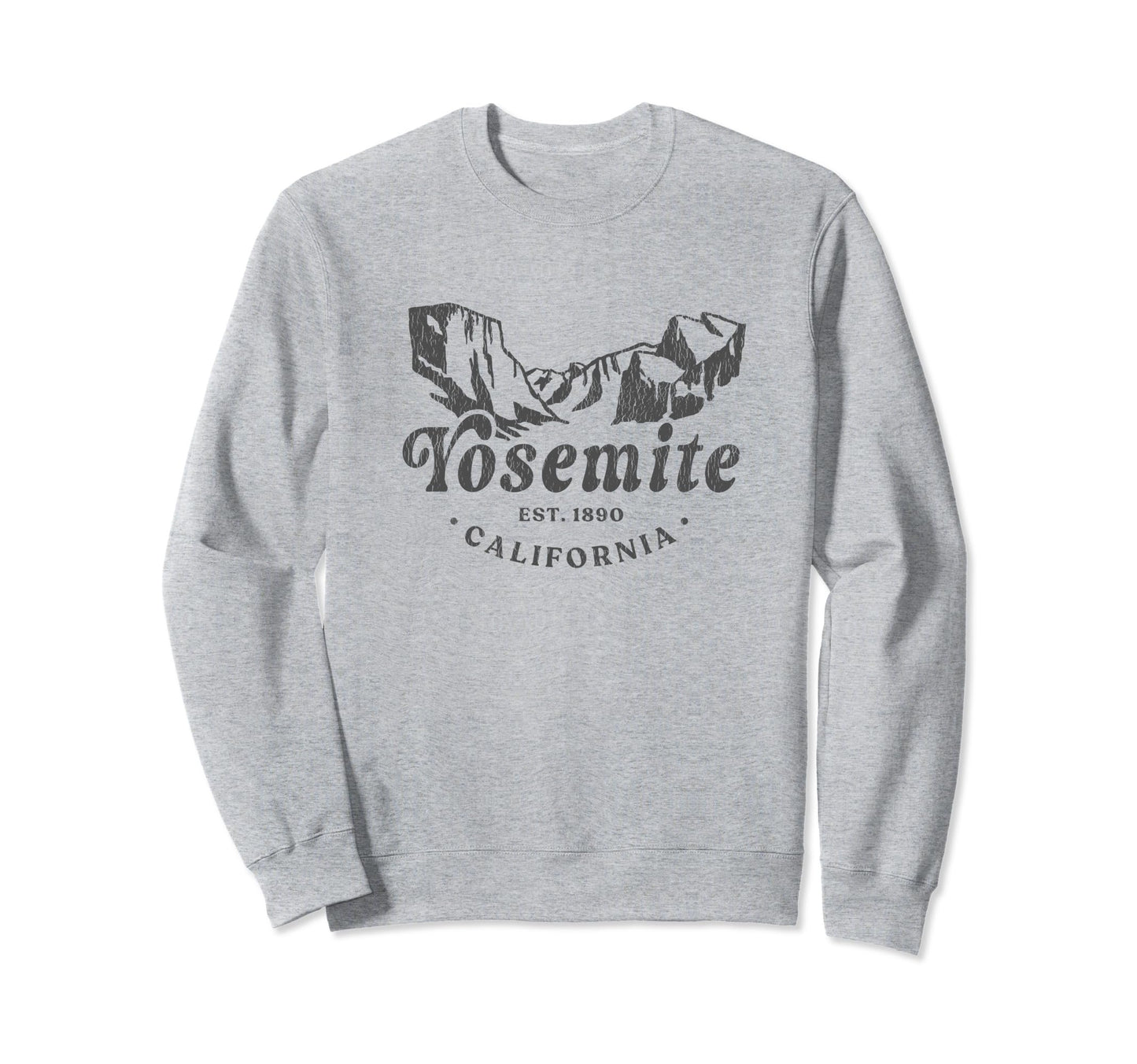 Yosemite California National Park Sweatshirt - Graphic Print Unisex - T-Shirt, Sweatshirt, Hoodie