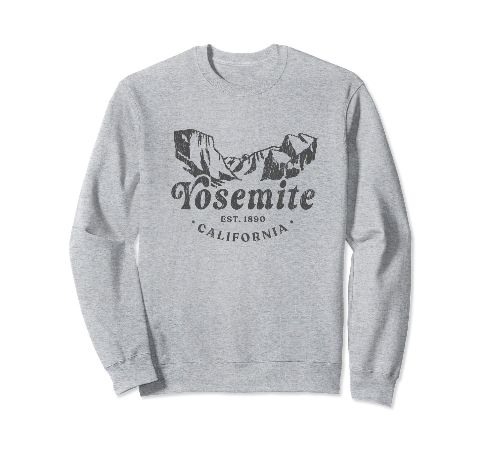 Yosemite California National Park Sweatshirt - Graphic Print Unisex - T-Shirt, Sweatshirt, Hoodie