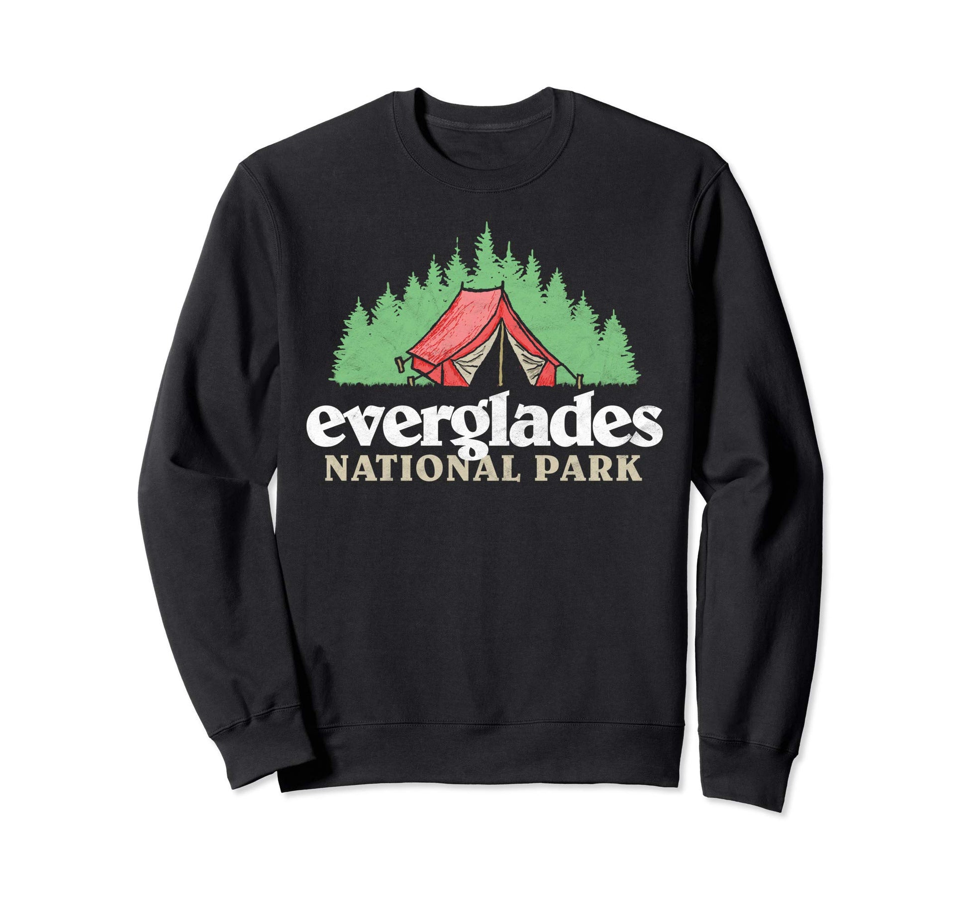 Everglades National Park Tent Sweatshirt - Novelty Apparel Men Women - T-Shirt, Sweatshirt, Hoodie