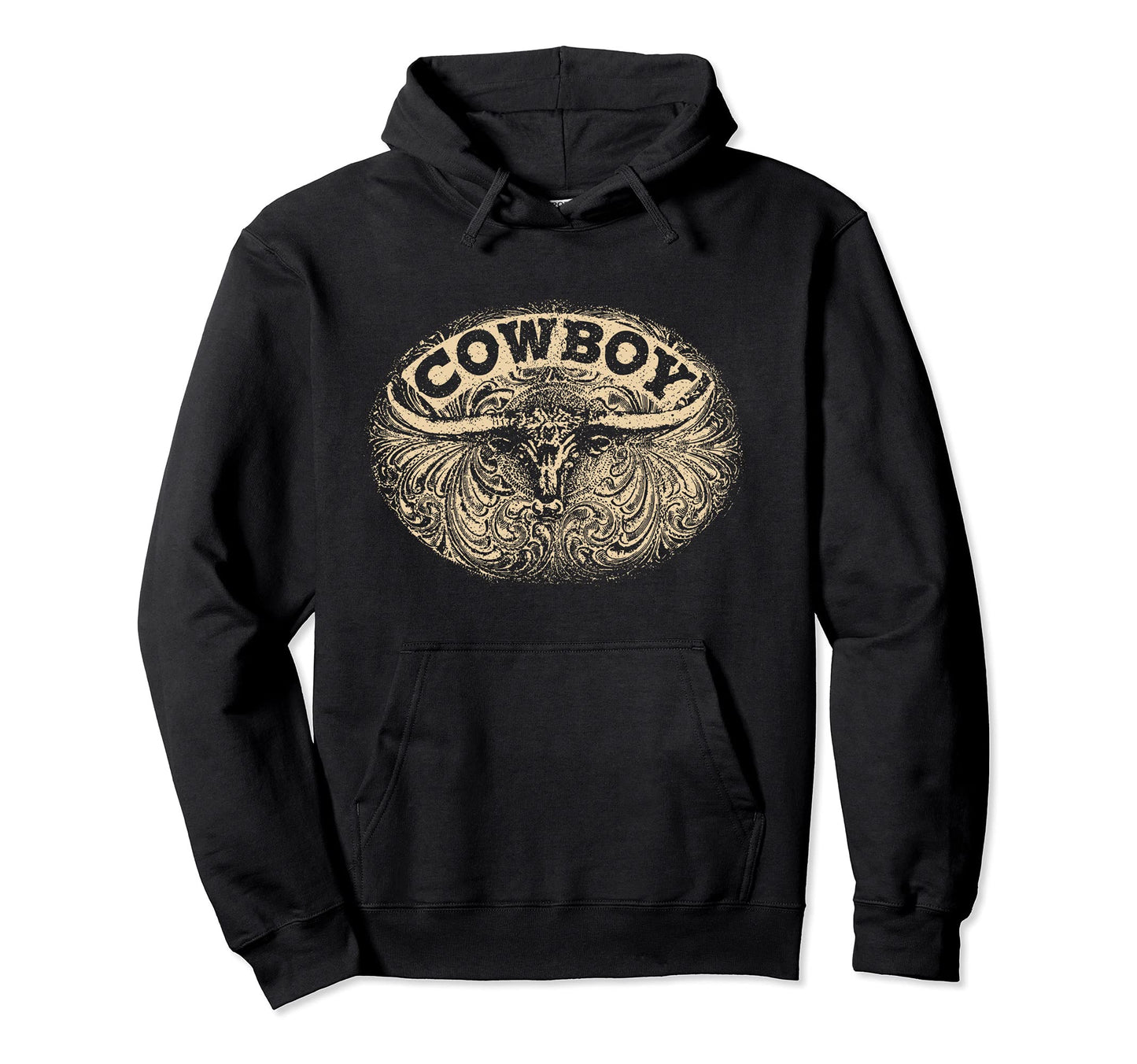 Texas Cowboy Buckle Rodeo Cowgirl Hoodie - Aesthetic Graphic for Adults - T-Shirt, Sweatshirt, Hoodie