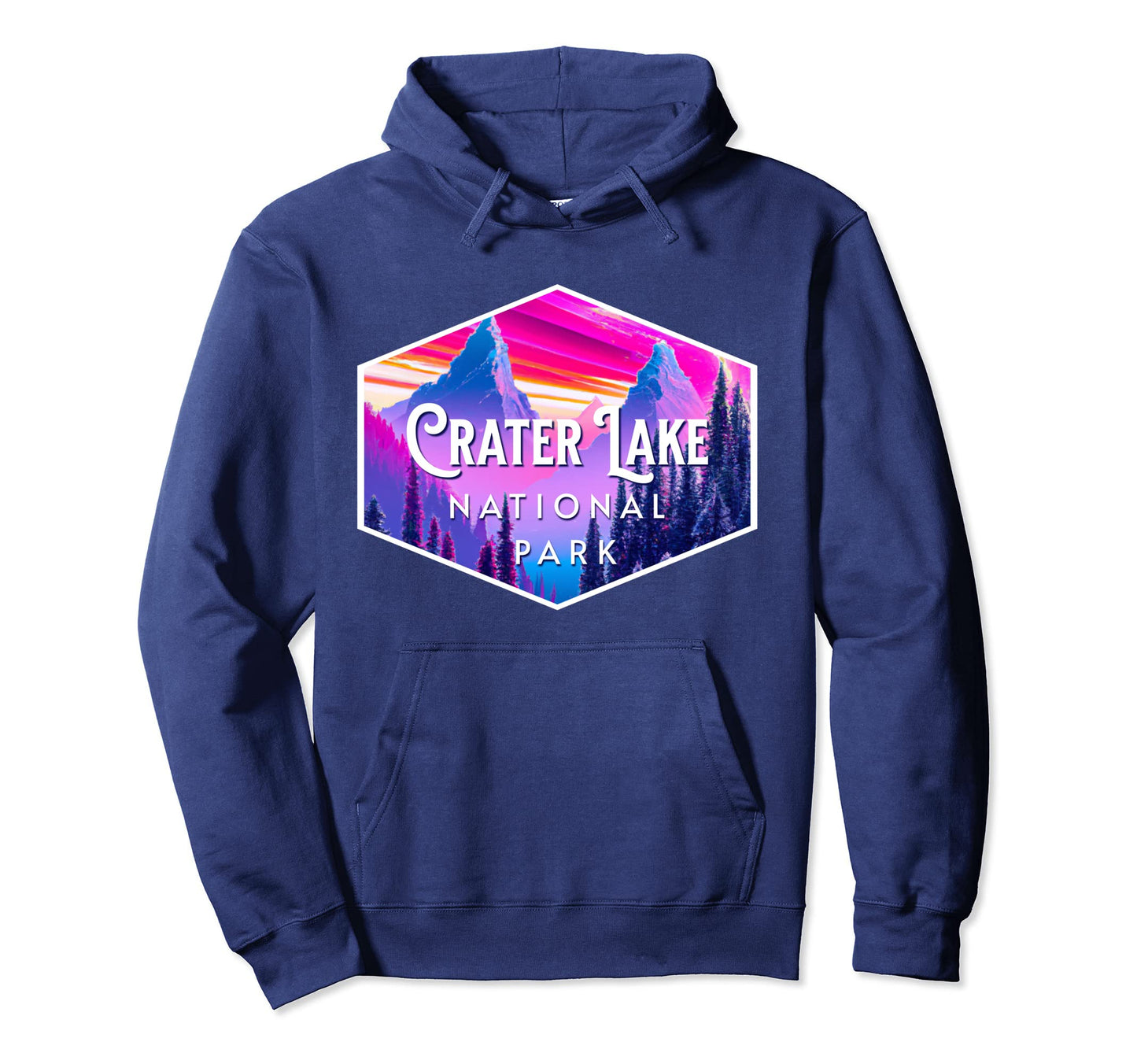 Crater Lake National Park Sweatshirt - Fun Novelty Design for Adults - T-Shirt, Sweatshirt, Hoodie