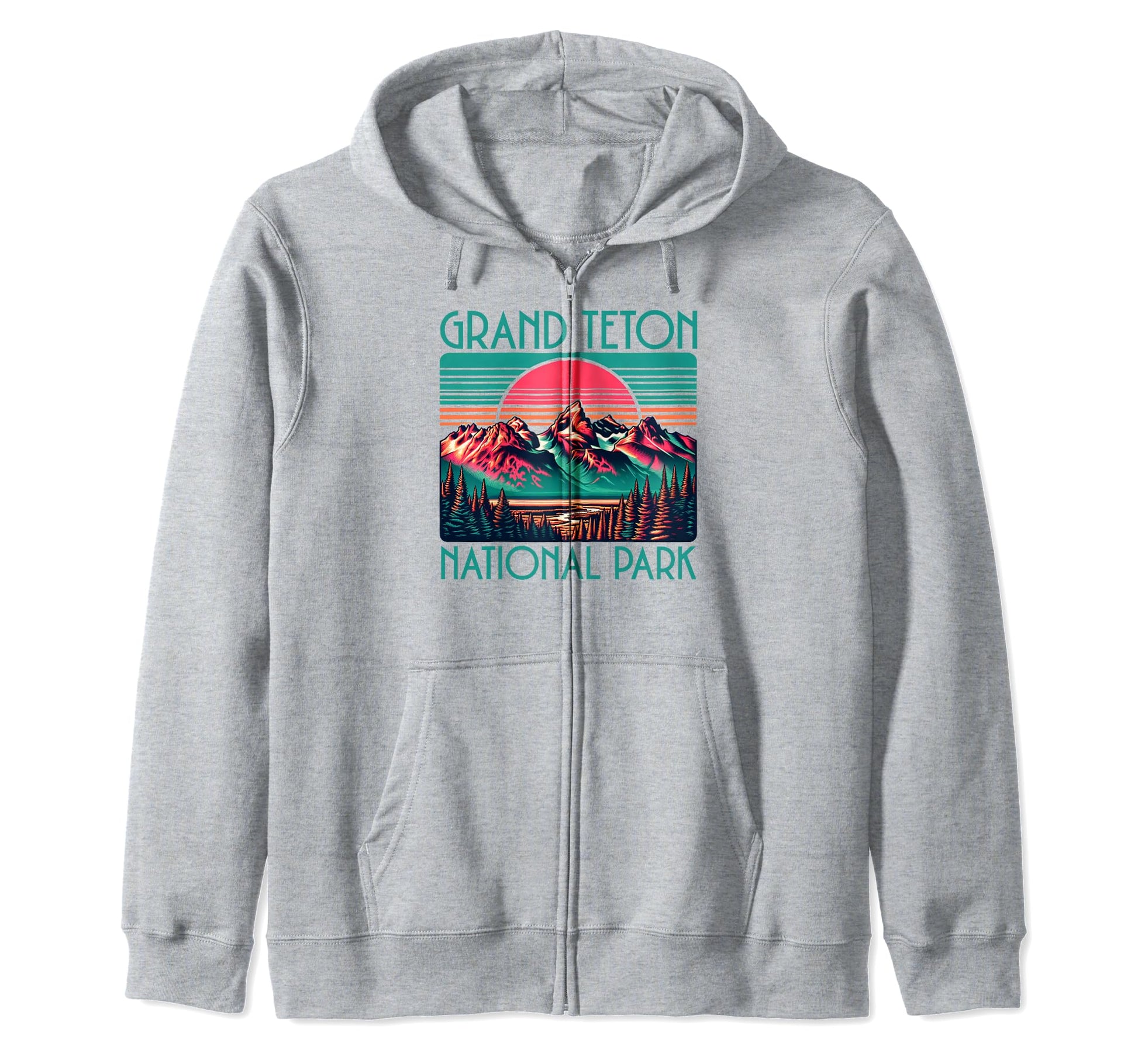 Grand Teton National Park Wyoming Usa Hoodie - Novelty Apparel Men Women - T-Shirt, Sweatshirt, Hoodie