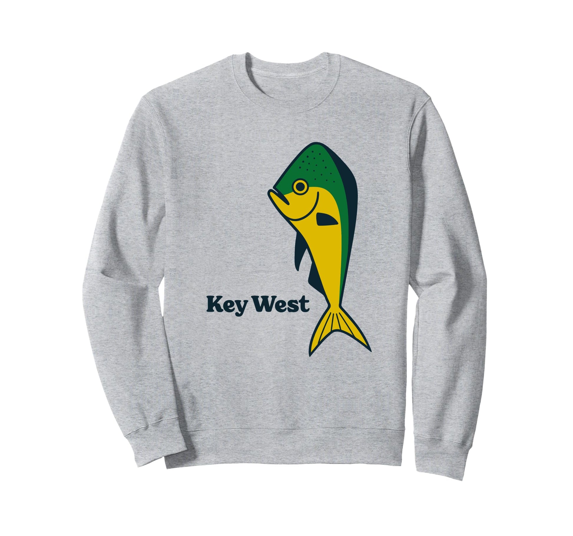 Key West Mahi Mahi Fish Fishing Sweatshirt - Custom Art Print Unisex - T-Shirt, Sweatshirt, Hoodie