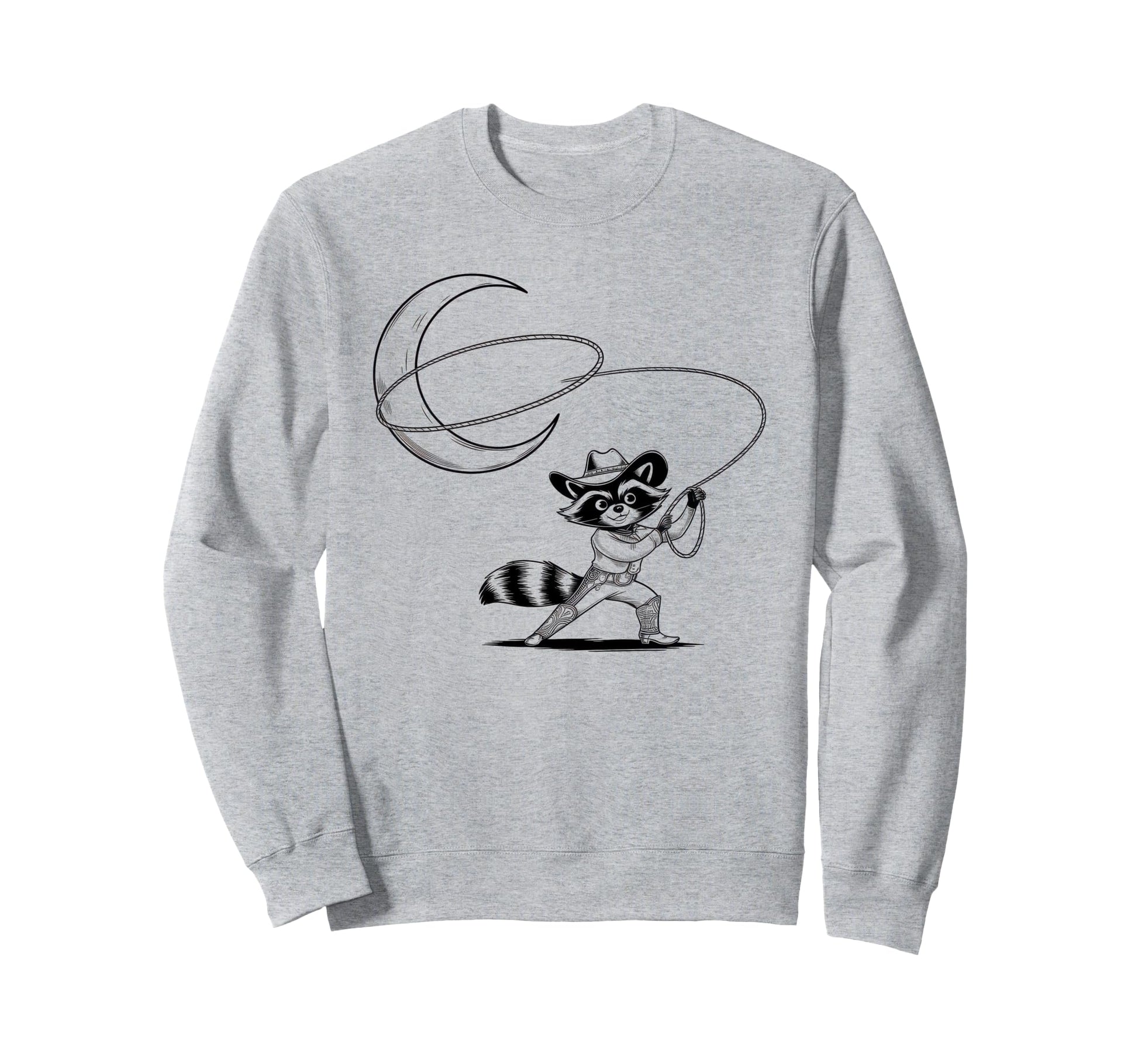 Raccoon 90S Country Music Sweatshirt - Fun Novelty Design Men Women - T-Shirt, Sweatshirt, Hoodie