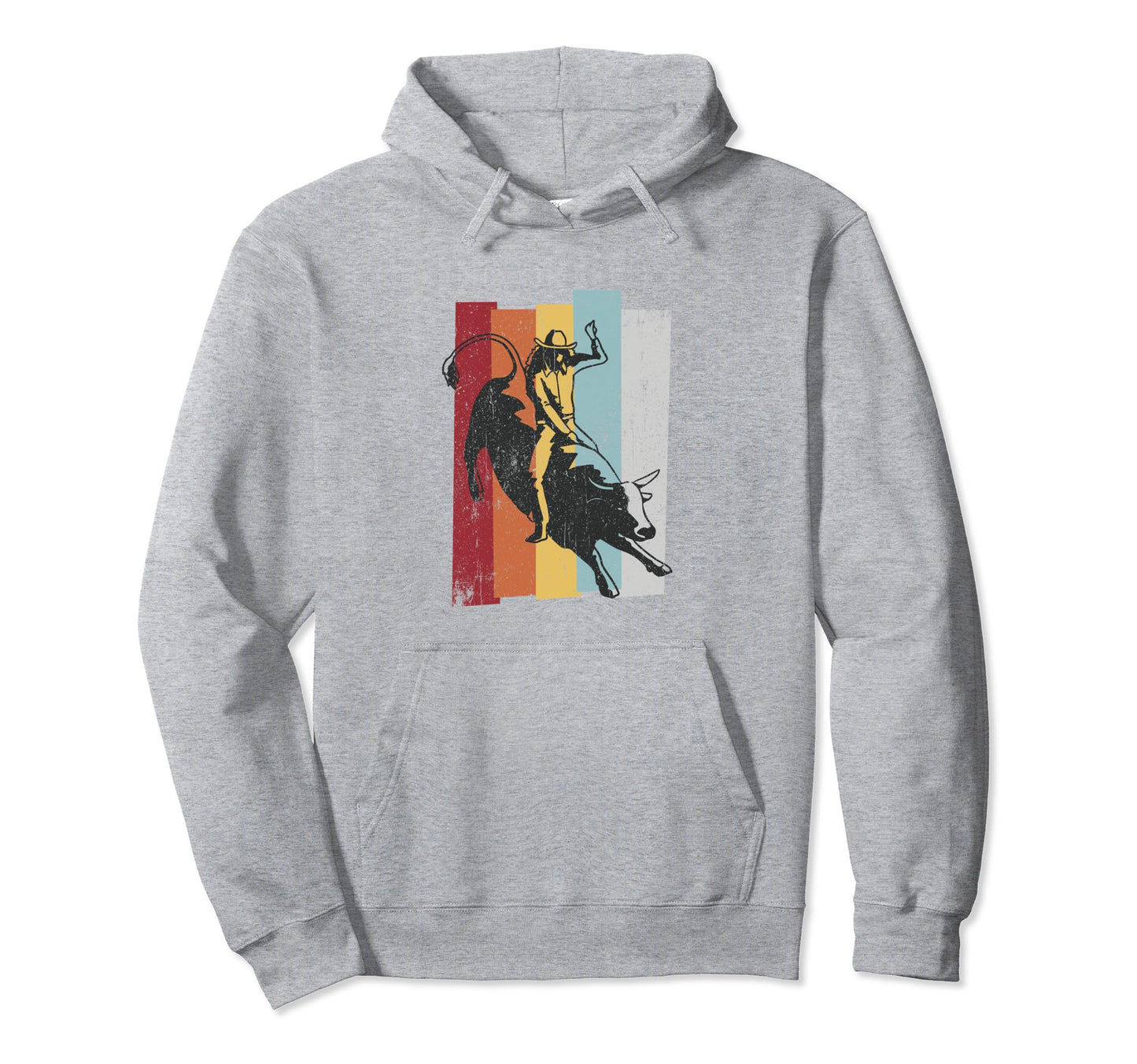 Bull Riding Cowboy Texas Saddle Western Hoodie - Fun Novelty Design Unisex - T-Shirt, Sweatshirt, Hoodie