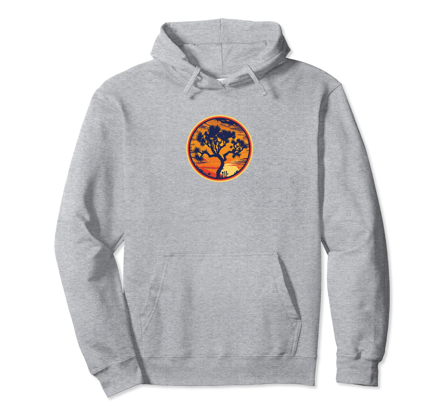 Joshua Tree Sunset National Park Artistic Hoodie - Trendy Graphic Unisex - T-Shirt, Sweatshirt, Hoodie