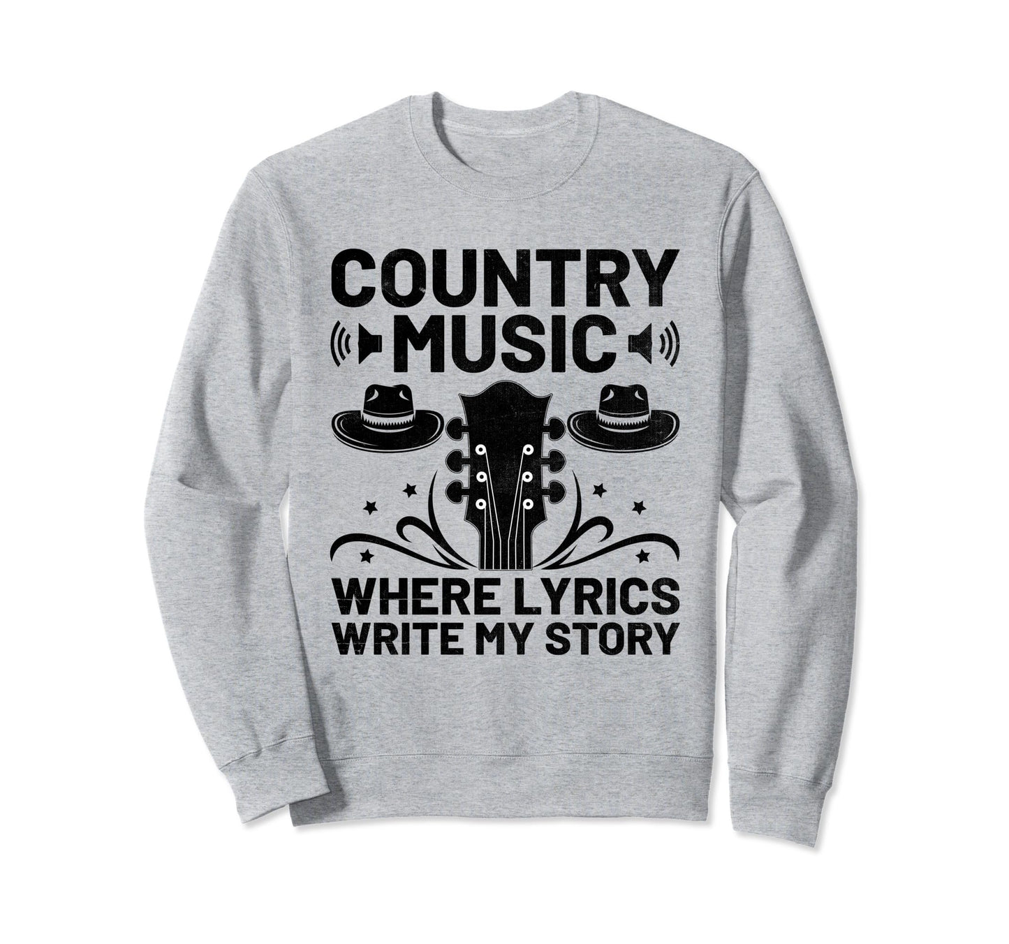 County Music Music Lover Western Sweatshirt - Trendy Graphic Unisex - T-Shirt, Sweatshirt, Hoodie