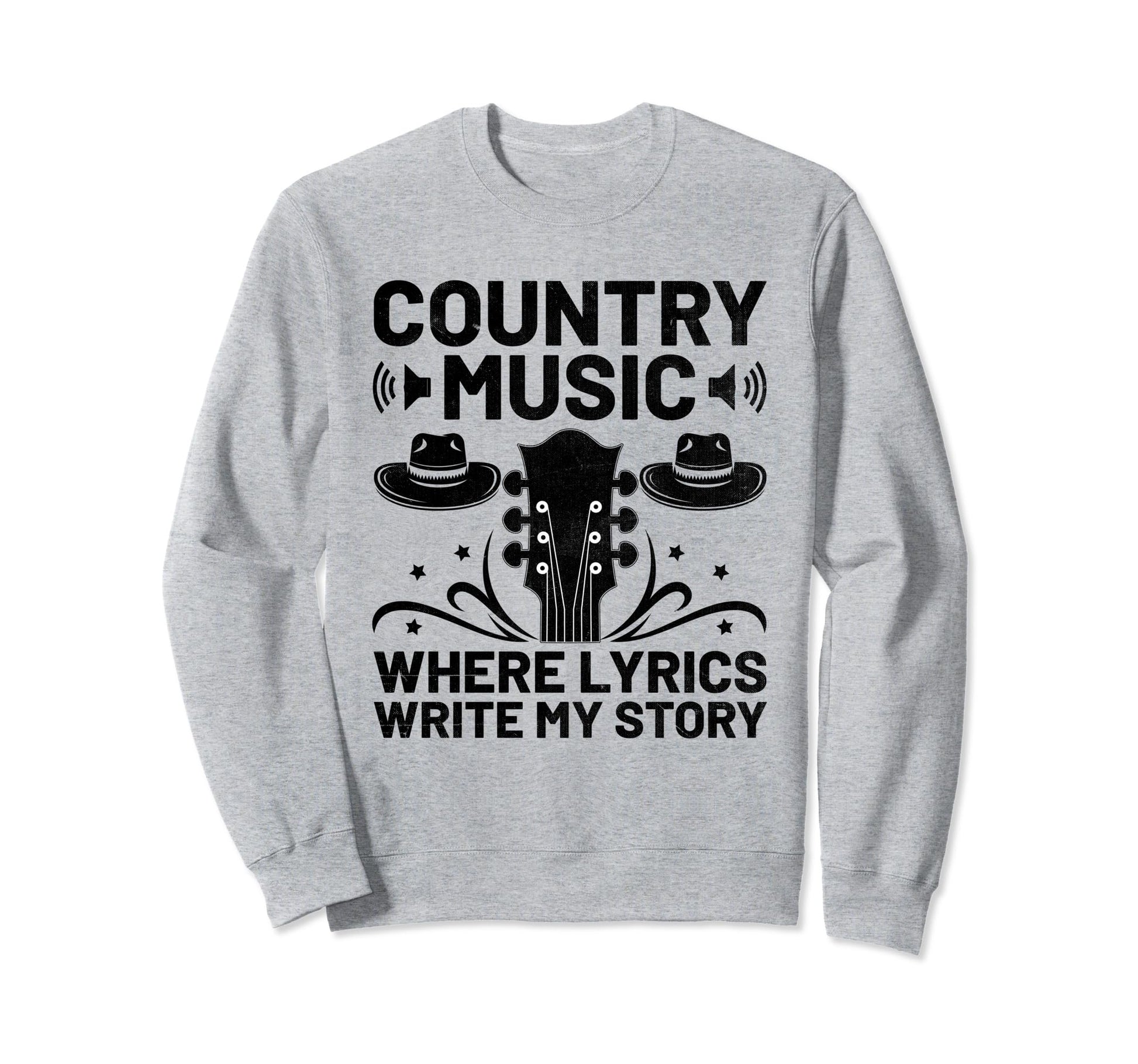 County Music Music Lover Western Sweatshirt - Trendy Graphic Unisex - T-Shirt, Sweatshirt, Hoodie