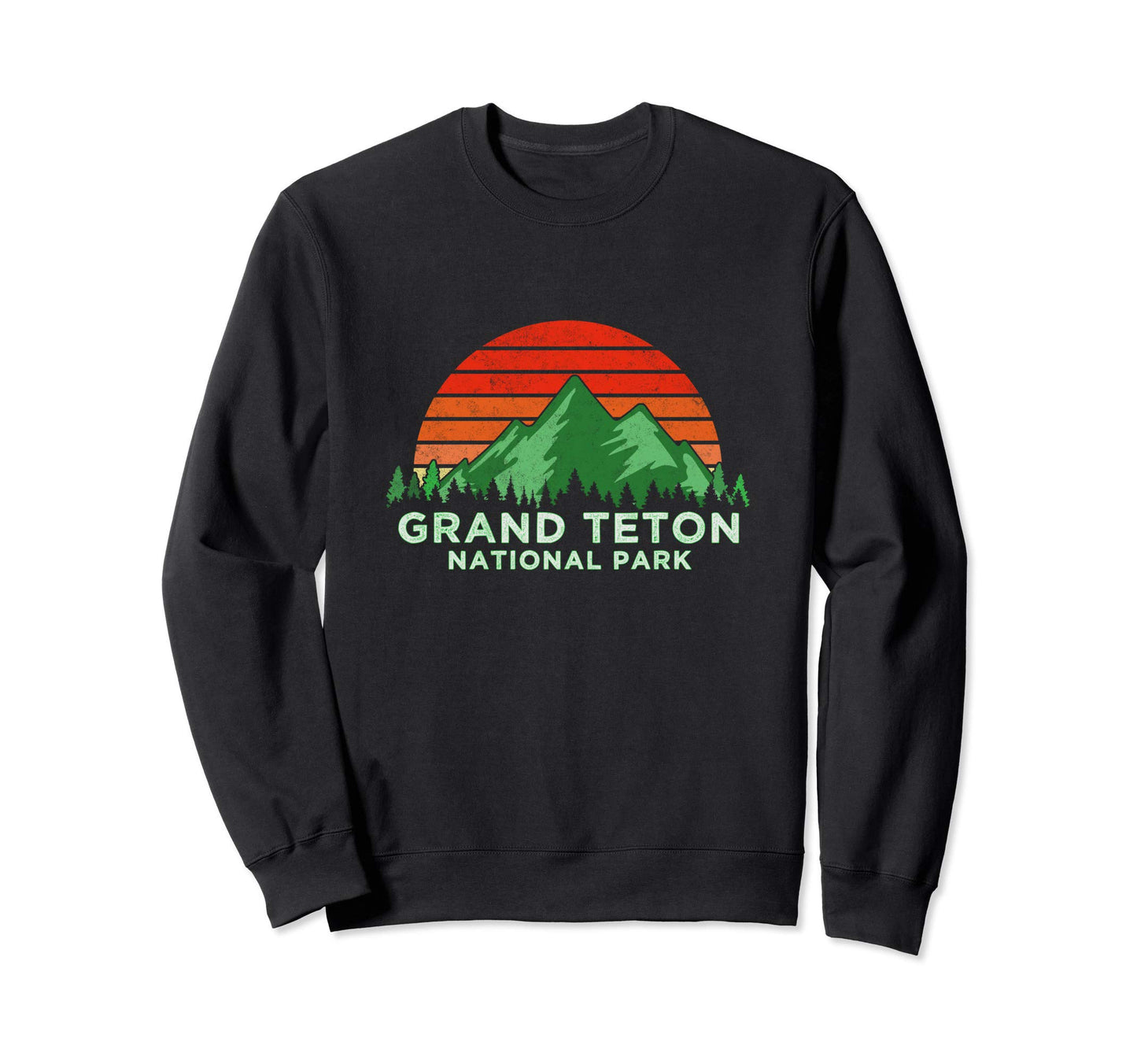Grand Teton National Park Souvenir Sweatshirt - Minimalist Print Men Women - T-Shirt, Sweatshirt, Hoodie
