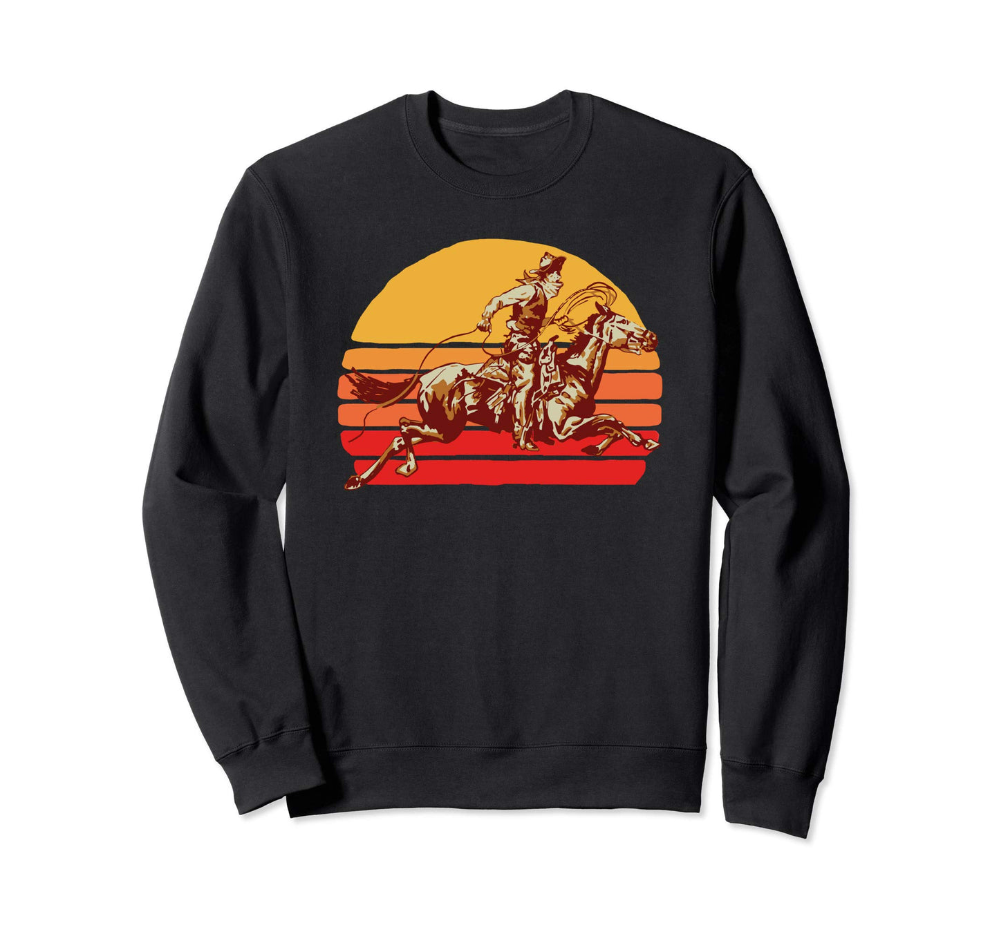 Texas Roping Cowboy Sweatshirt - Streetwear Style Unisex - T-Shirt, Sweatshirt, Hoodie