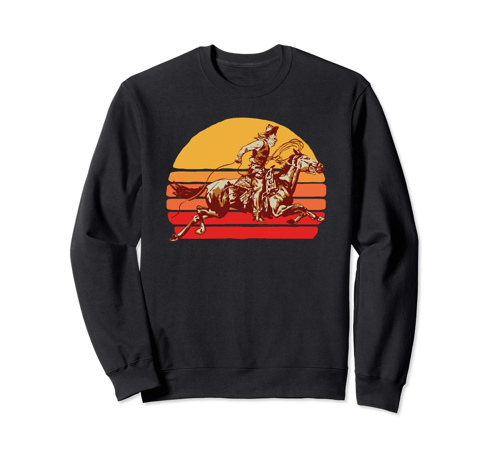 Texas Roping Cowboy Sweatshirt - Streetwear Style Unisex - T-Shirt, Sweatshirt, Hoodie