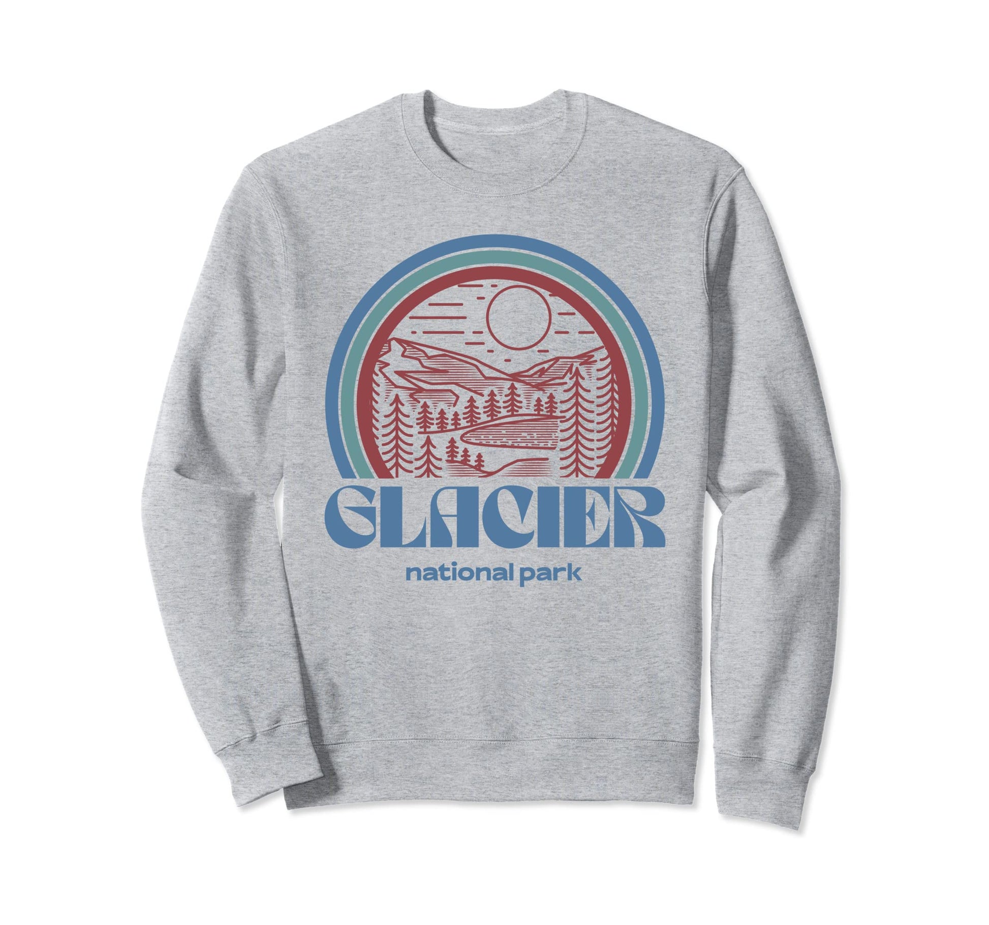 Glacier National Park Outdoor Sweatshirt - Streetwear Style Men Women - T-Shirt, Sweatshirt, Hoodie