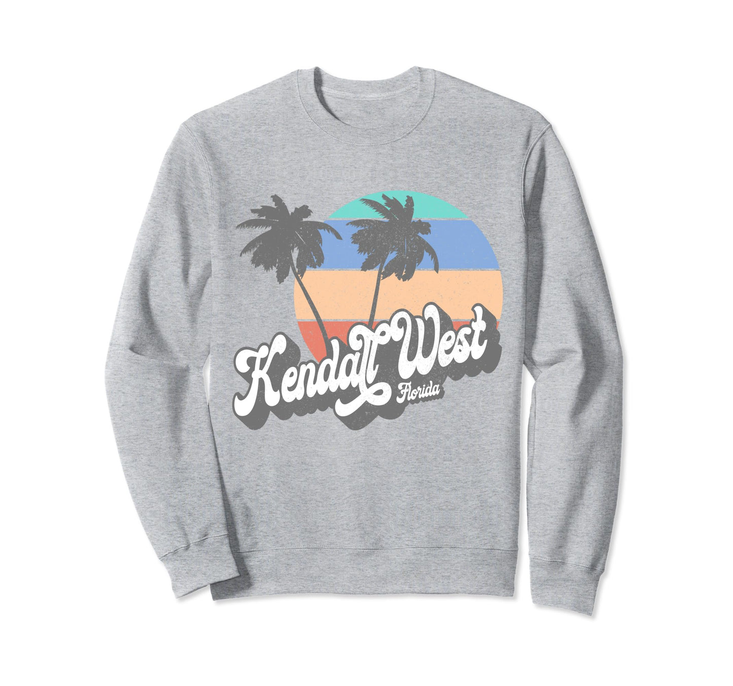 Kendall West Florida Fl Beach Surf Sweatshirt - Graphic Print Unisex - T-Shirt, Sweatshirt, Hoodie