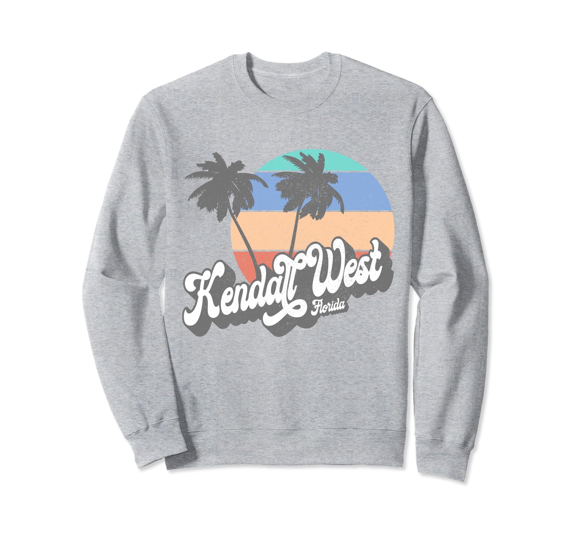 Kendall West Florida Fl Beach Surf Sweatshirt - Graphic Print Unisex - T-Shirt, Sweatshirt, Hoodie