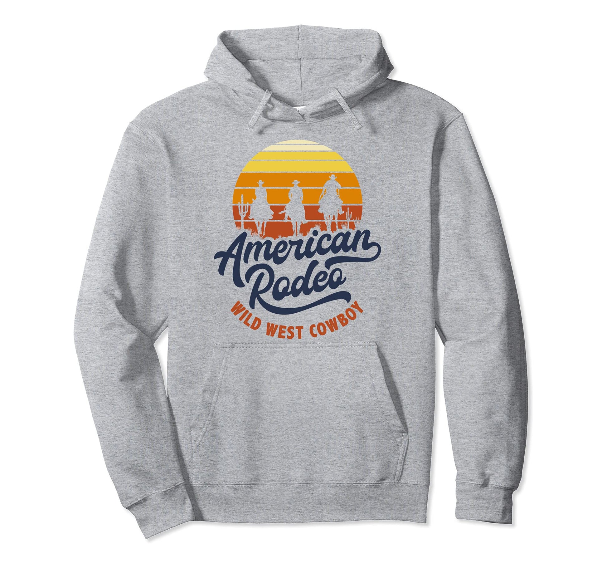 American Rodeo Wild West Cowboy Party Hoodie - Trendy Graphic for Adults - T-Shirt, Sweatshirt, Hoodie