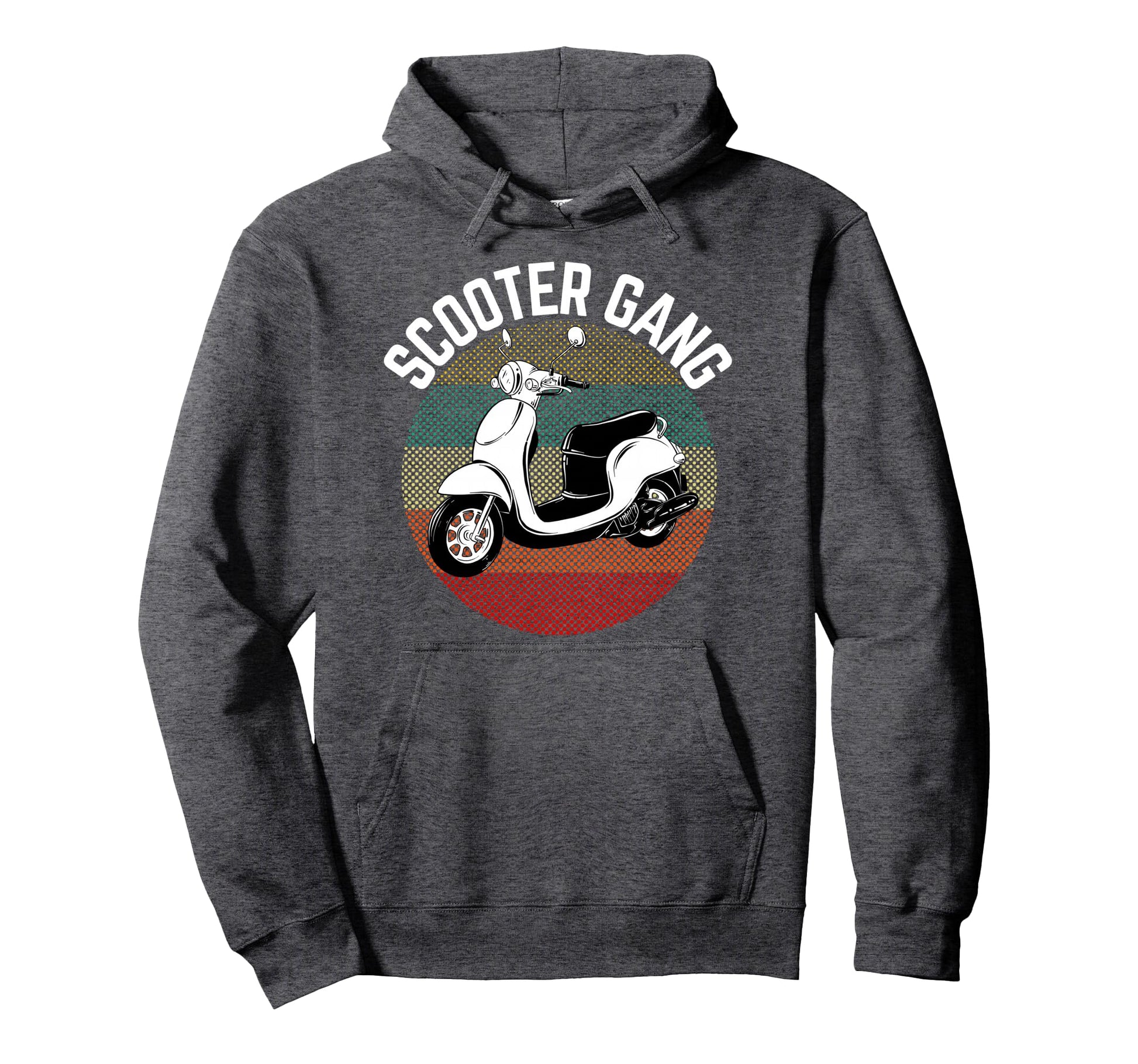 Scooter Gang Moped Motorcycle Gear 2 Hoodie - Graphic Print Men Women - T-Shirt, Sweatshirt, Hoodie